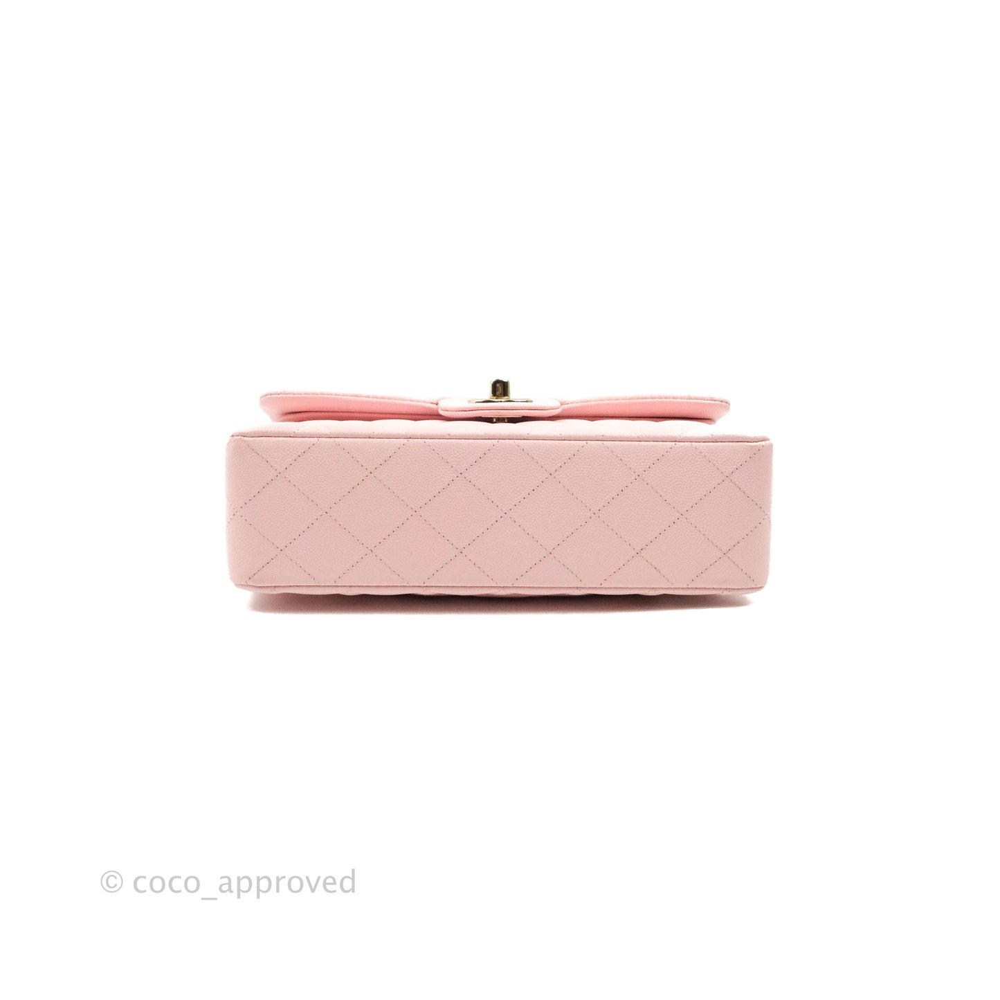 Chanel Classic Small S/M Flap Pink Caviar Gold Hardware 22S