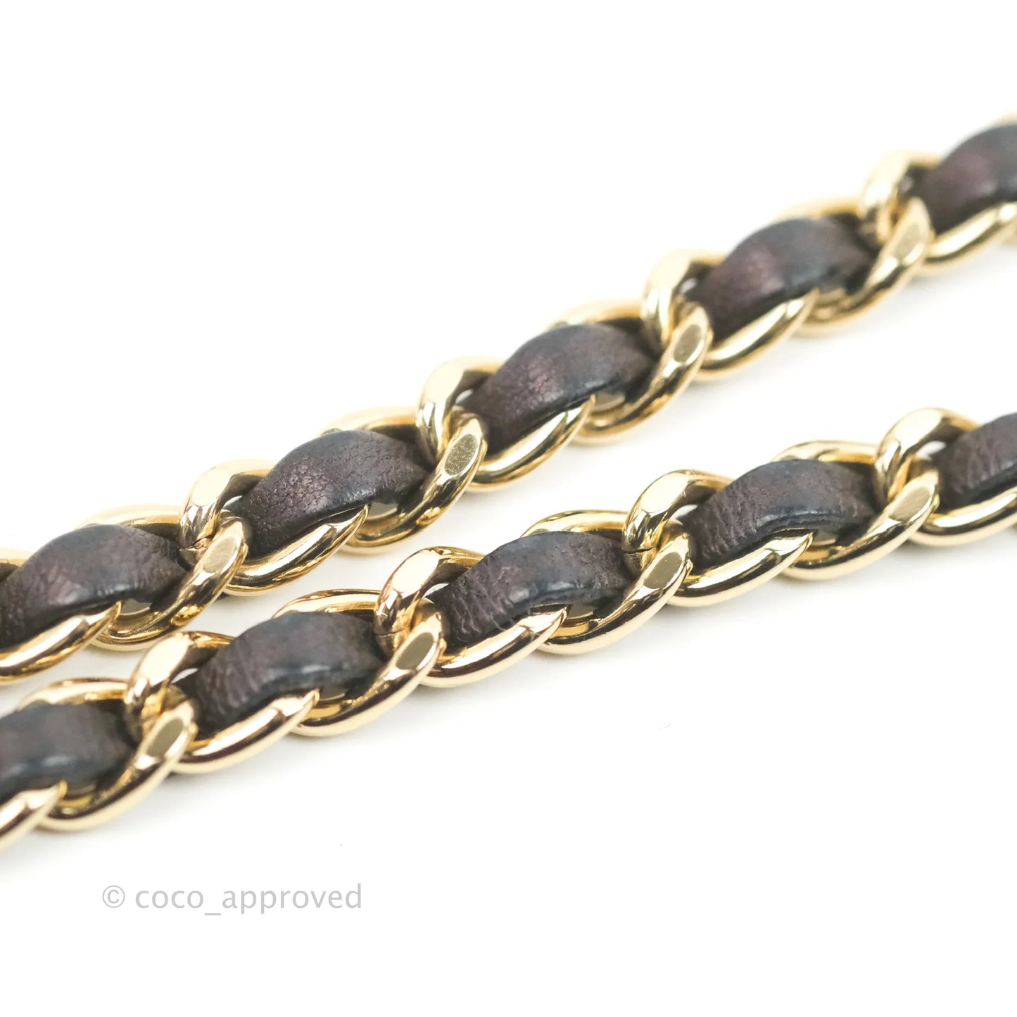 Chanel Top Handle Mini Rectangular Flap Bag Dark Purple Lambskin Gold Hardware