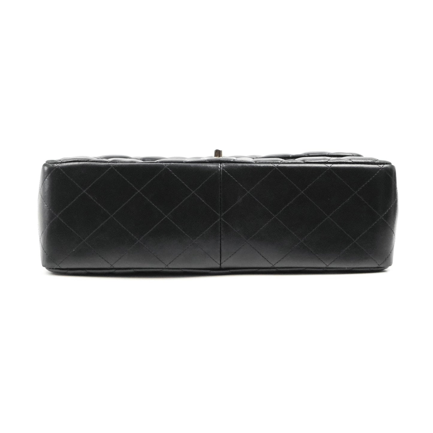 Chanel Jumbo Double Flap Black Lambskin Silver Hardware⁣⁣