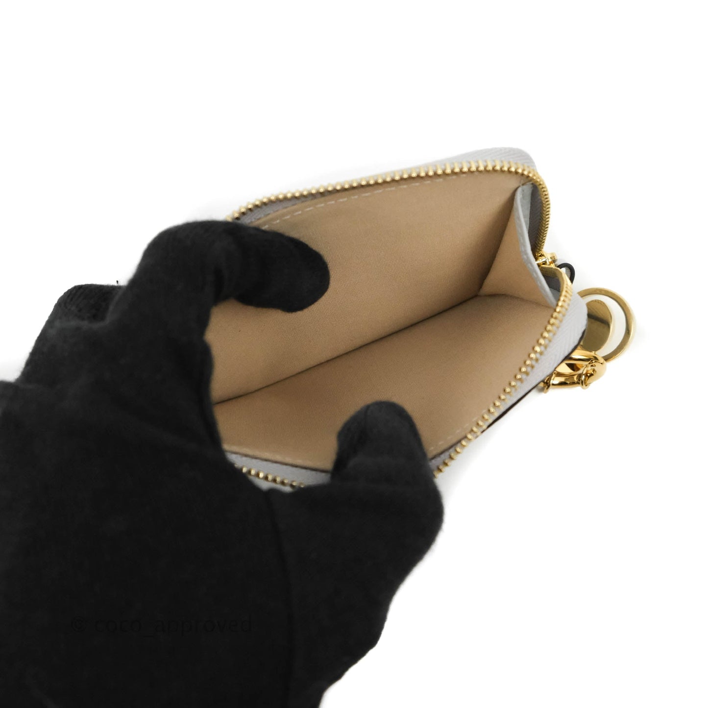Chloe Alphabet Coin Purse Divine Grey