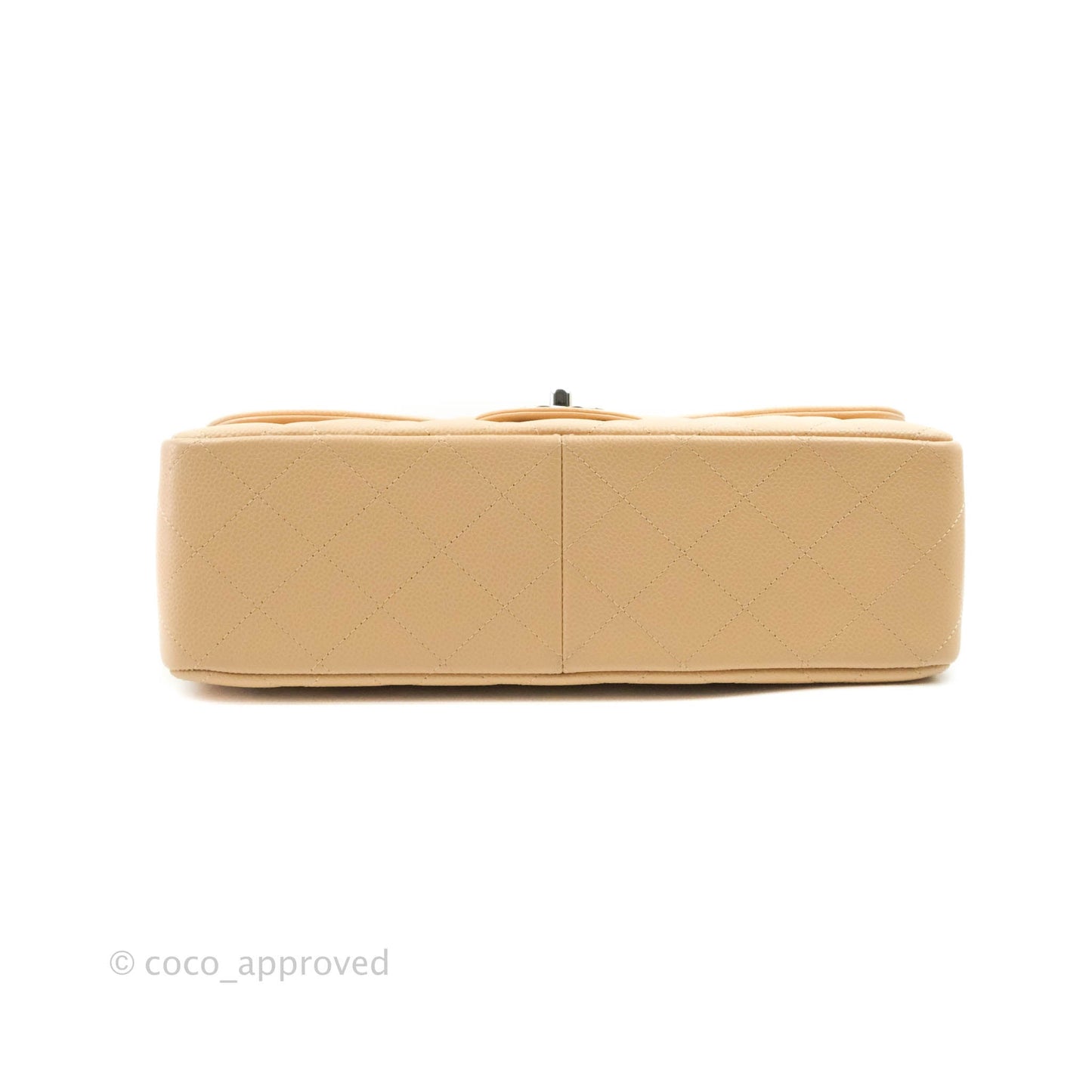 Chanel Jumbo Double Flap Beige Caviar Silver Hardware⁣⁣