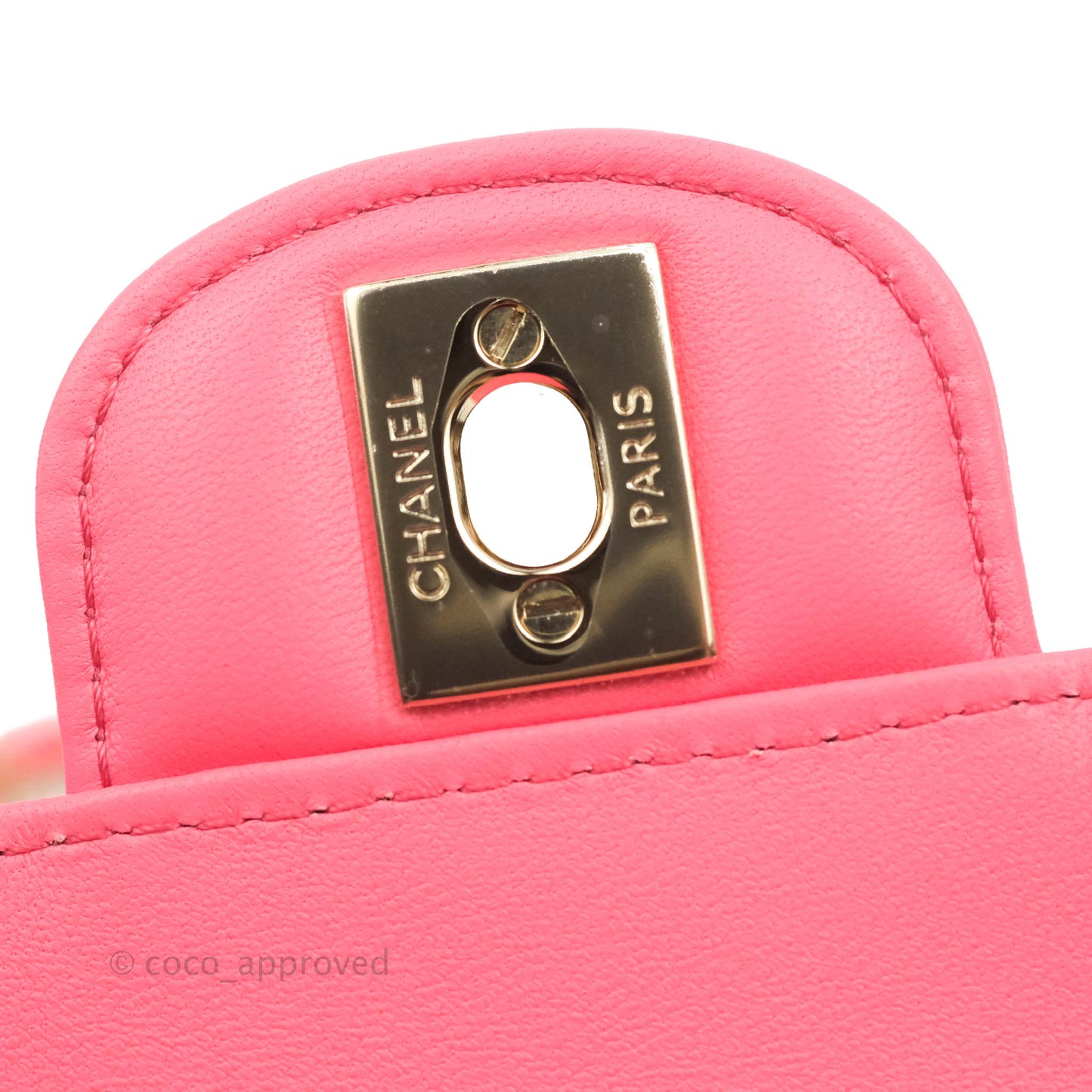 Chanel Large Heart Bag Pink Lambskin Gold Hardware 22S