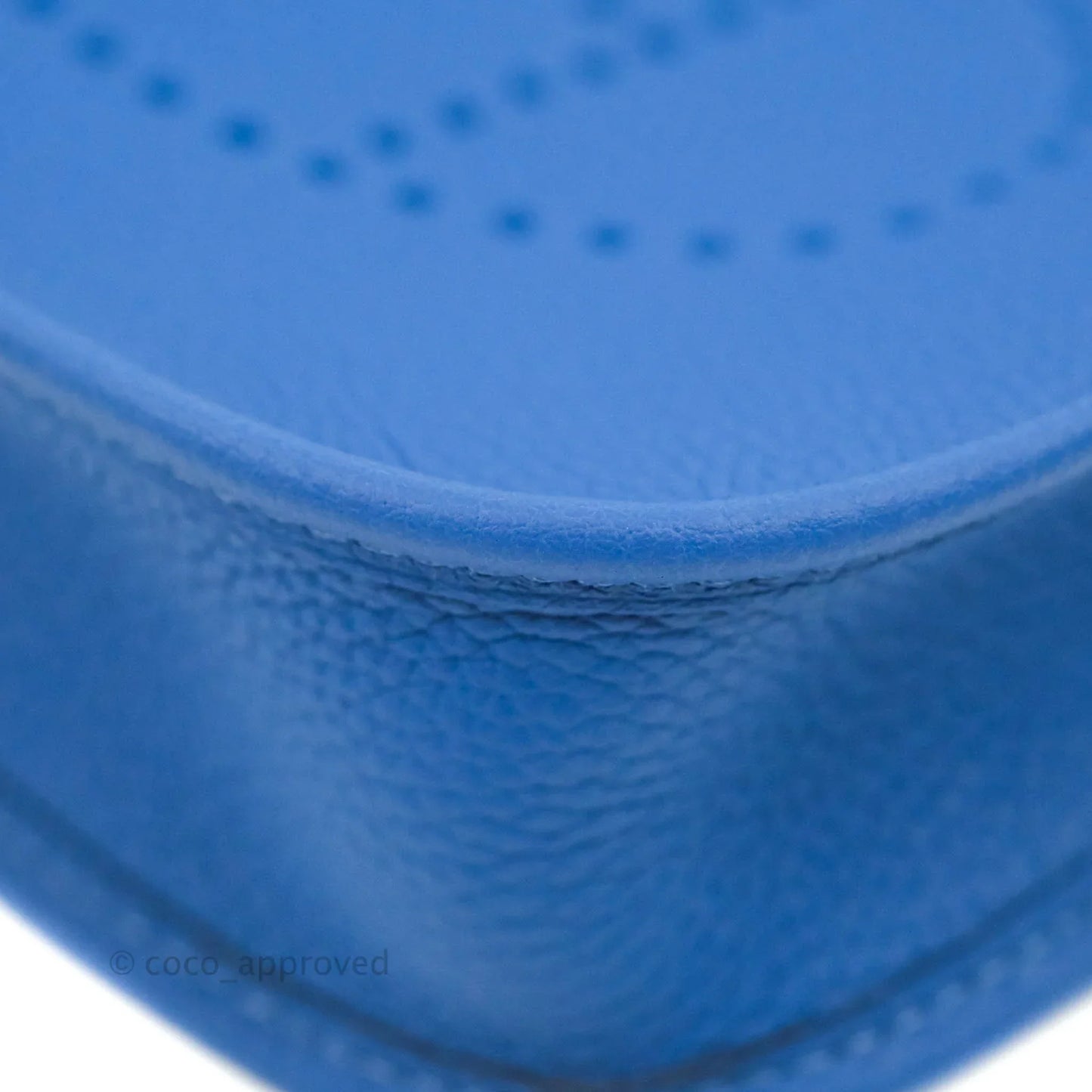 Hermès Mini Evelyne 16 Bleu France Taurillon Maurice Palladium Hardware