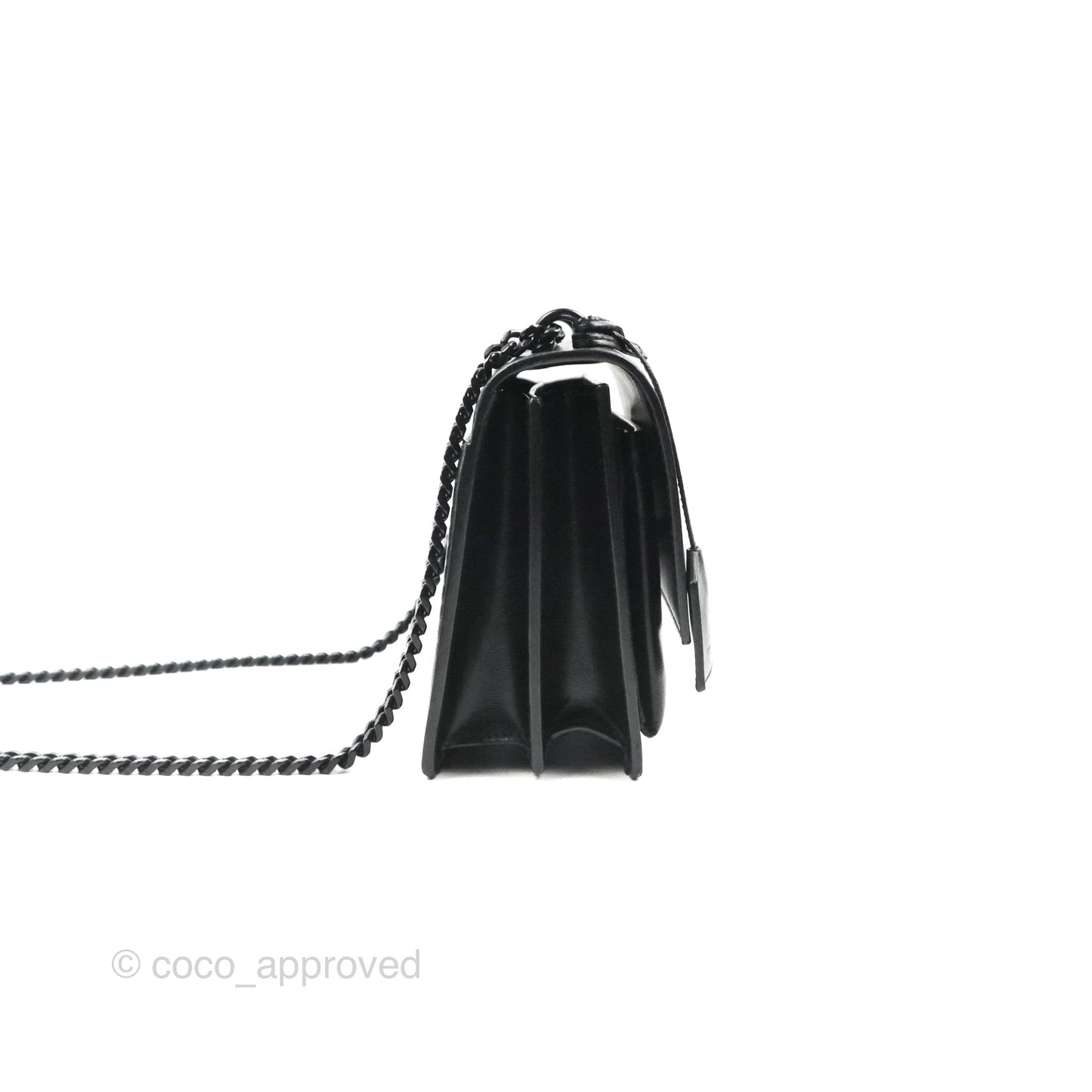 Saint Laurent Sunset Medium So Black Calfskin
