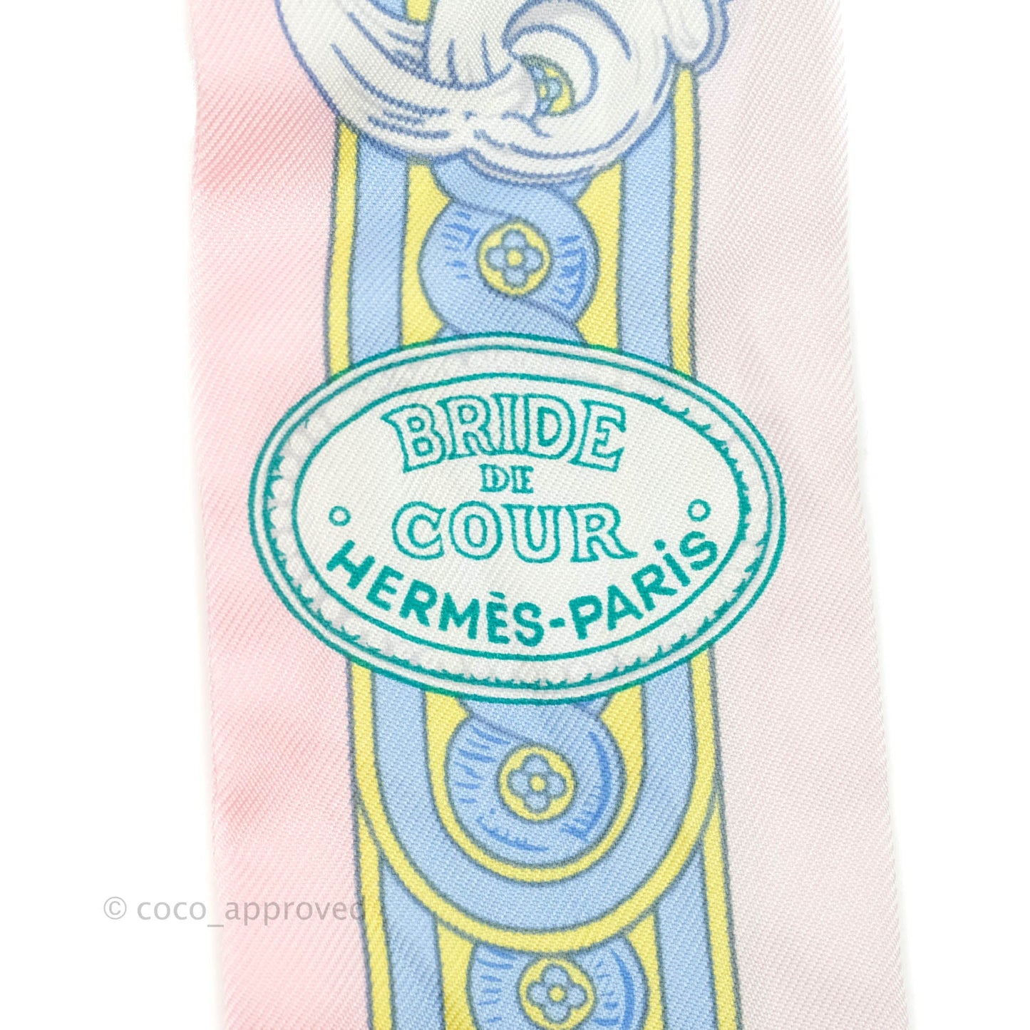 Hermès Silk Bride De Cour Twilly