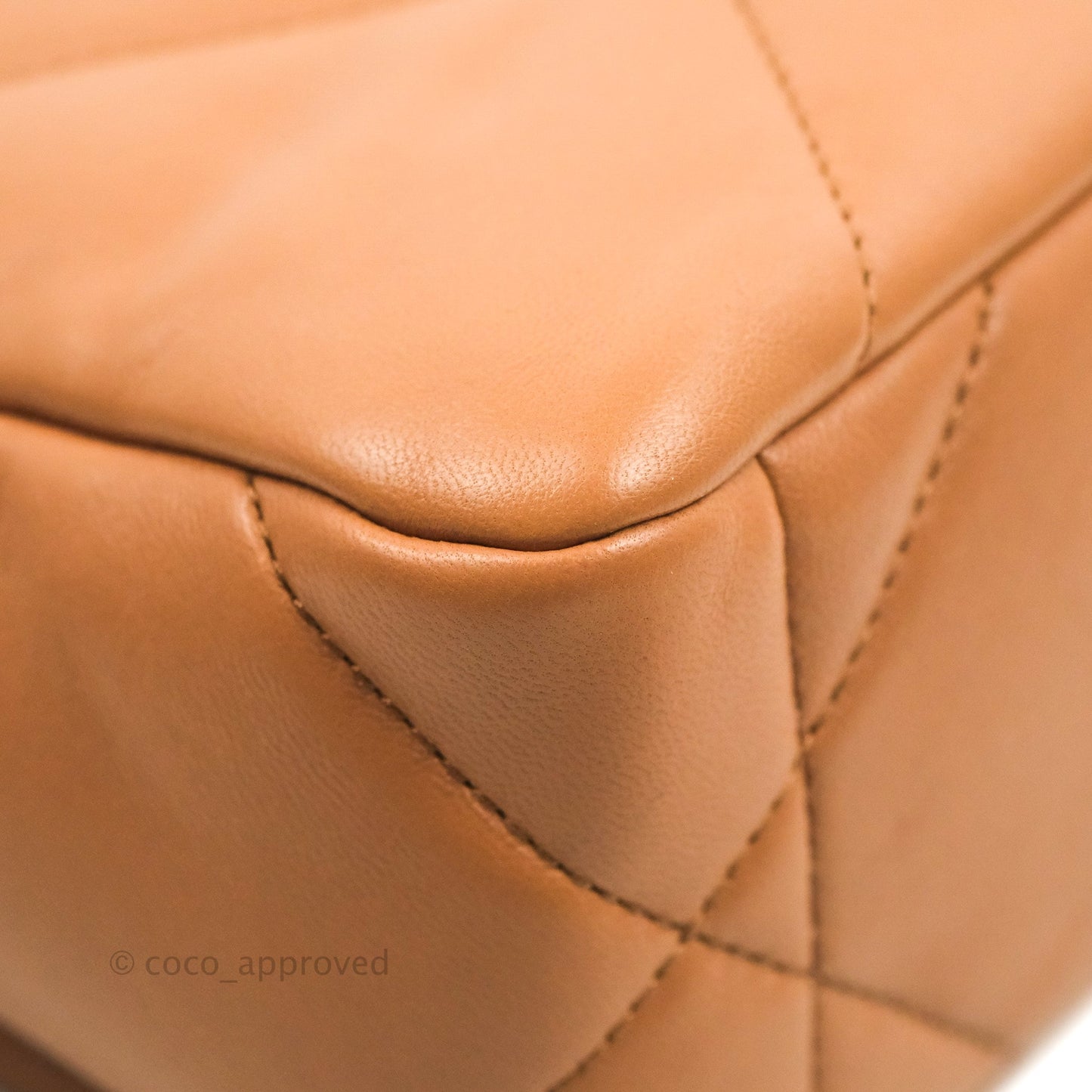Chanel 19 Small Caramel Dark Beige Lambskin Mixed Hardware 21K
