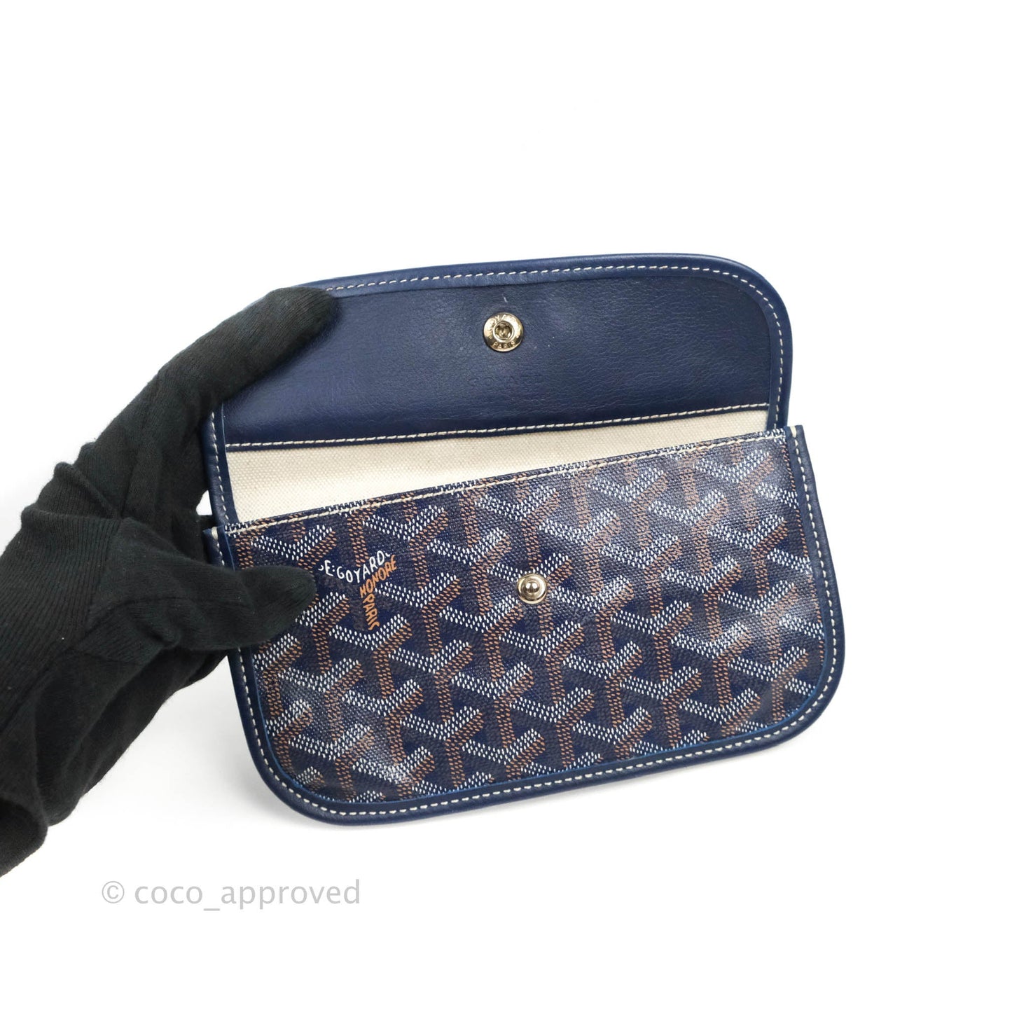 Goyard St. Louis Tote GM Navy