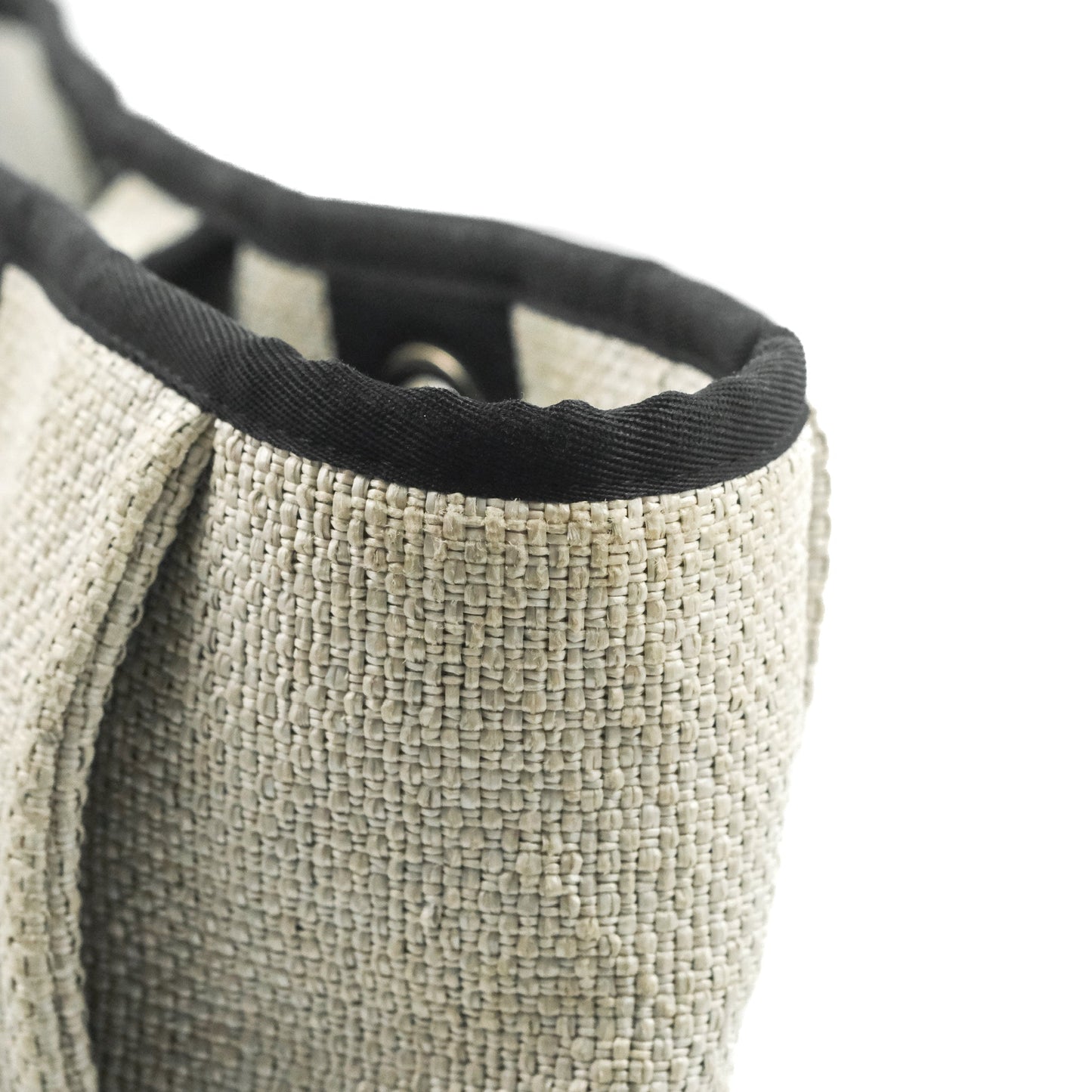 Chanel Medium Deauville Tote Light Grey Canvas