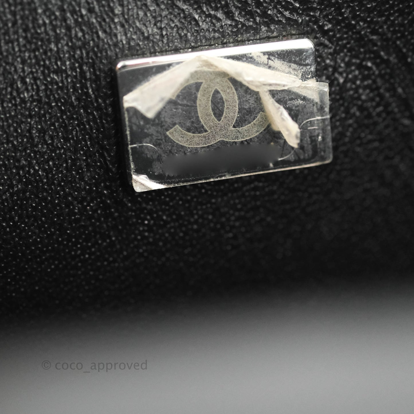 Chanel Quilted Mini Rectangular Flap Black Lambskin Silver Hardware