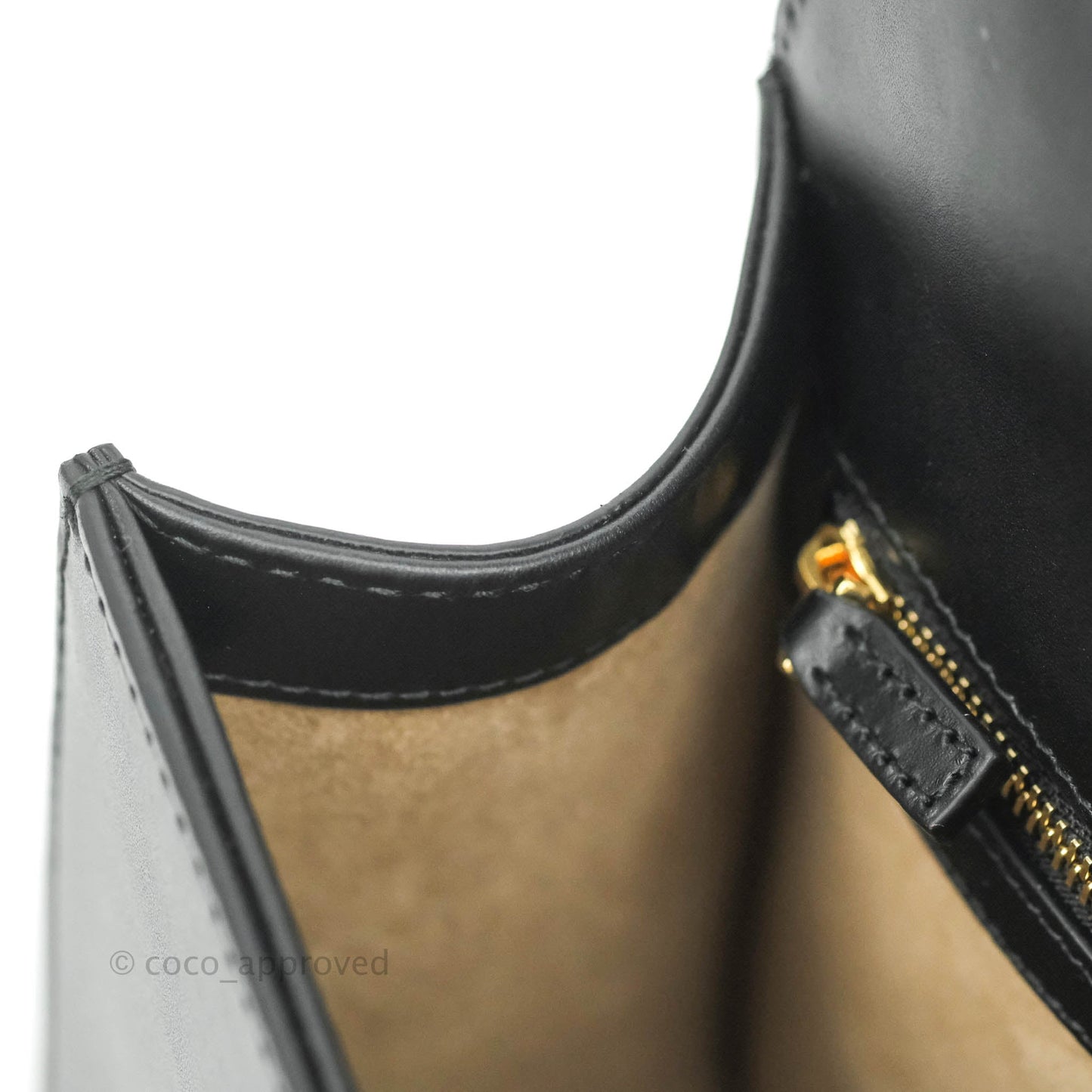 Gucci Calfskin Small Sylvie Shoulder Bag Black
