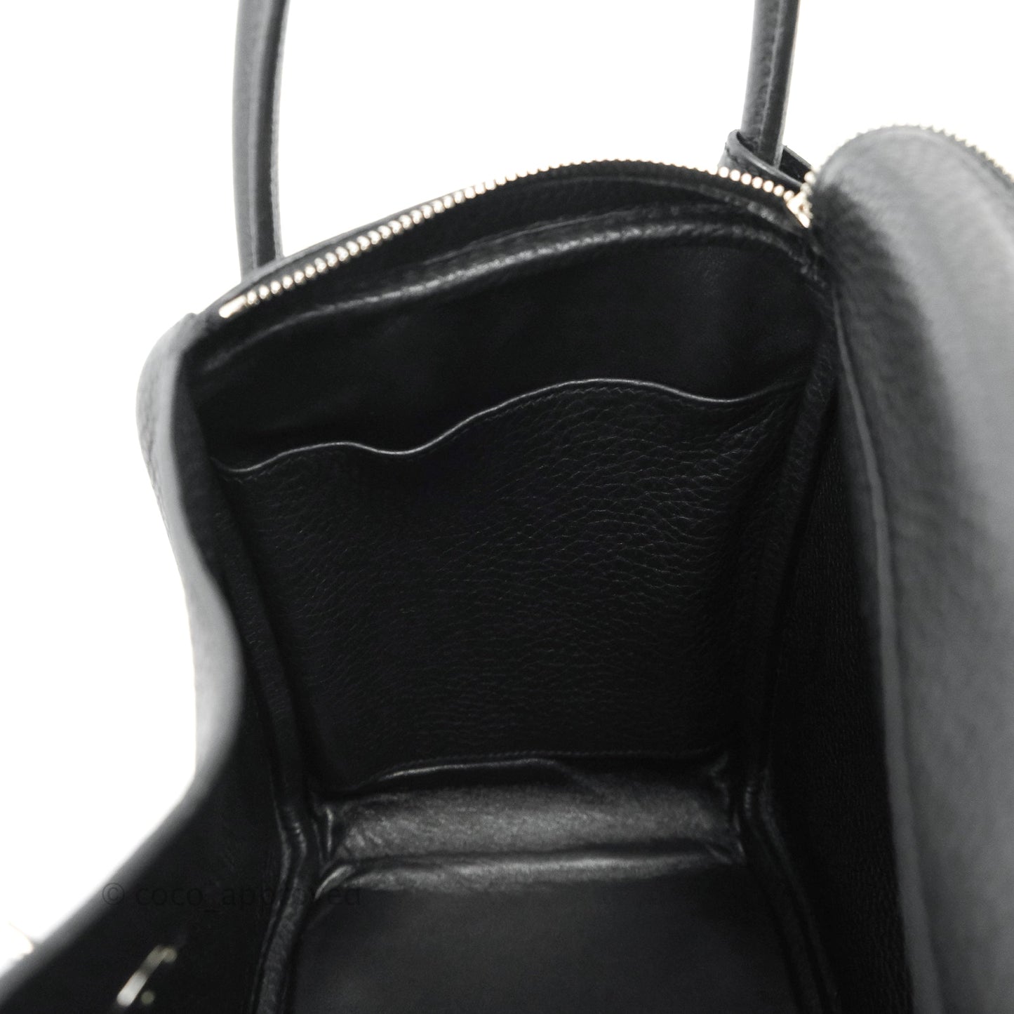 Hermès Lindy 30 Black Clemence Palladium Hardware