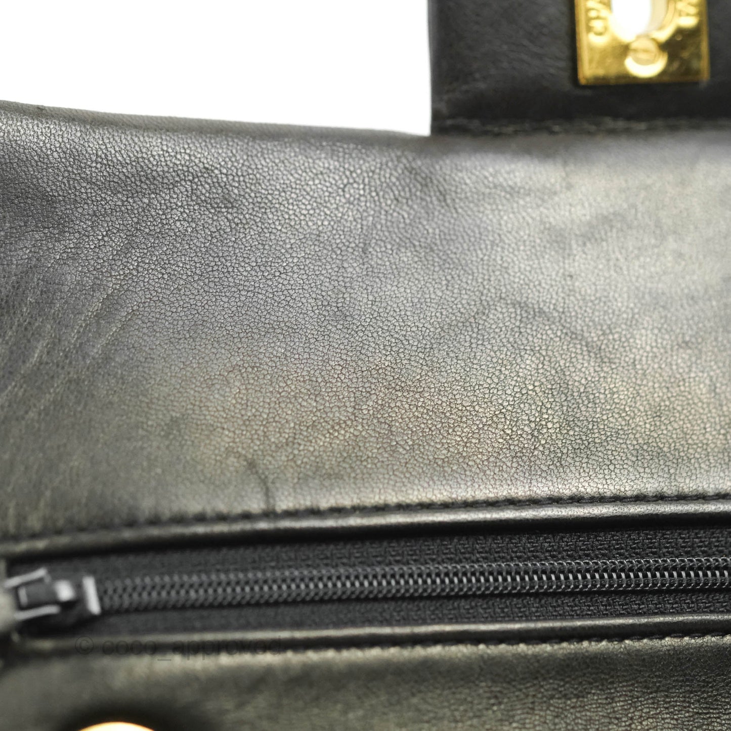Chanel Classic Vintage Small Flap Black Lambskin 24K Gold Hardware