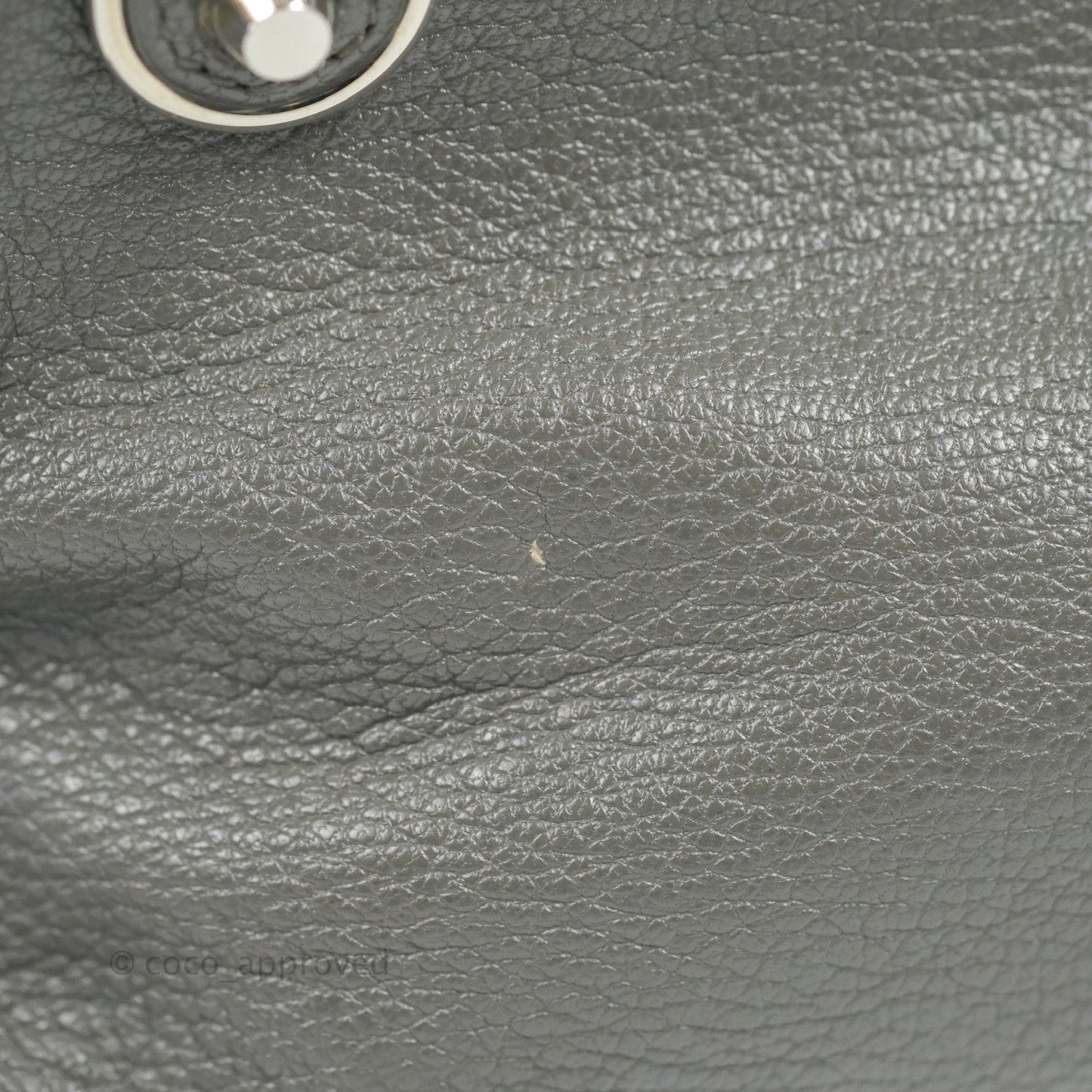 Balenciaga Classic Mini City Bag Grey Aged Calfskin Silver Hardware