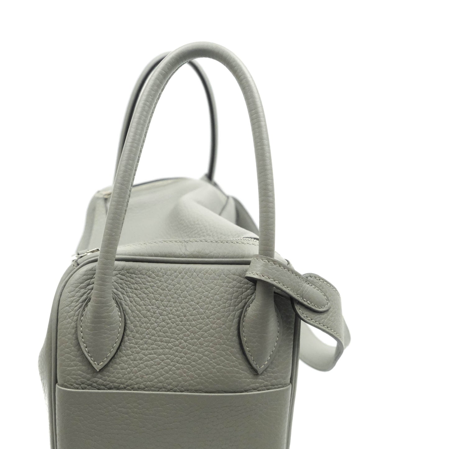Hermès Lindy 26 Taurillion Clemence Gris Mouette Palladium Hardware