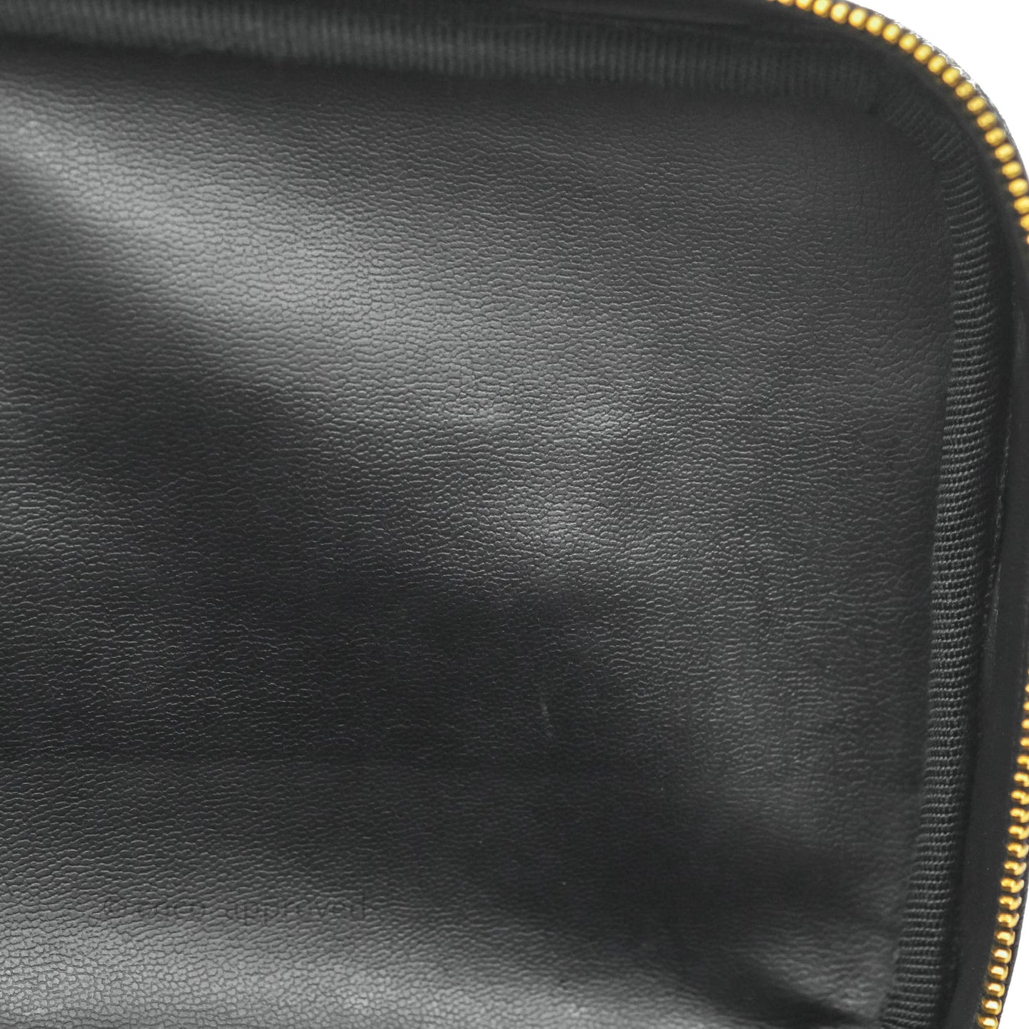 Chanel Vintage Vanity Case Black Caviar Gold Hardware