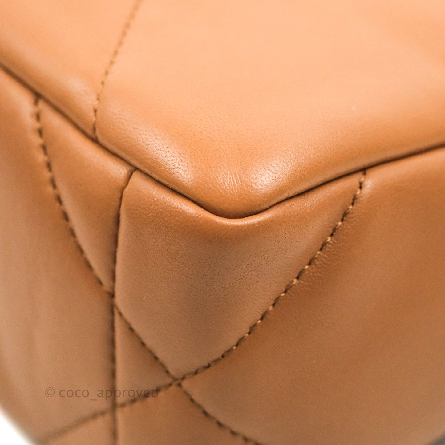 Chanel 19 Small Caramel Dark Beige Lambskin Mixed Hardware 21K