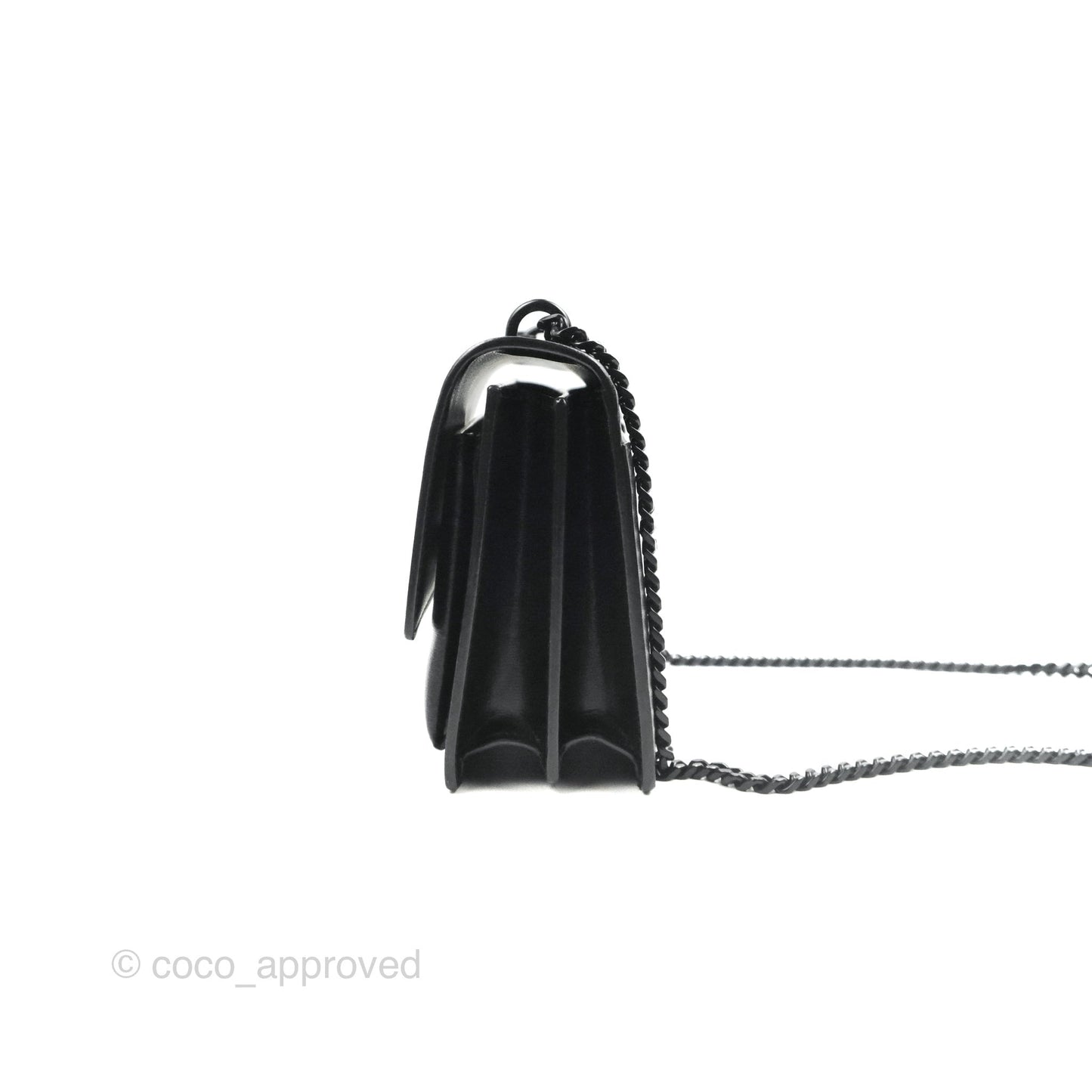 Saint Laurent Sunset Medium So Black Calfskin
