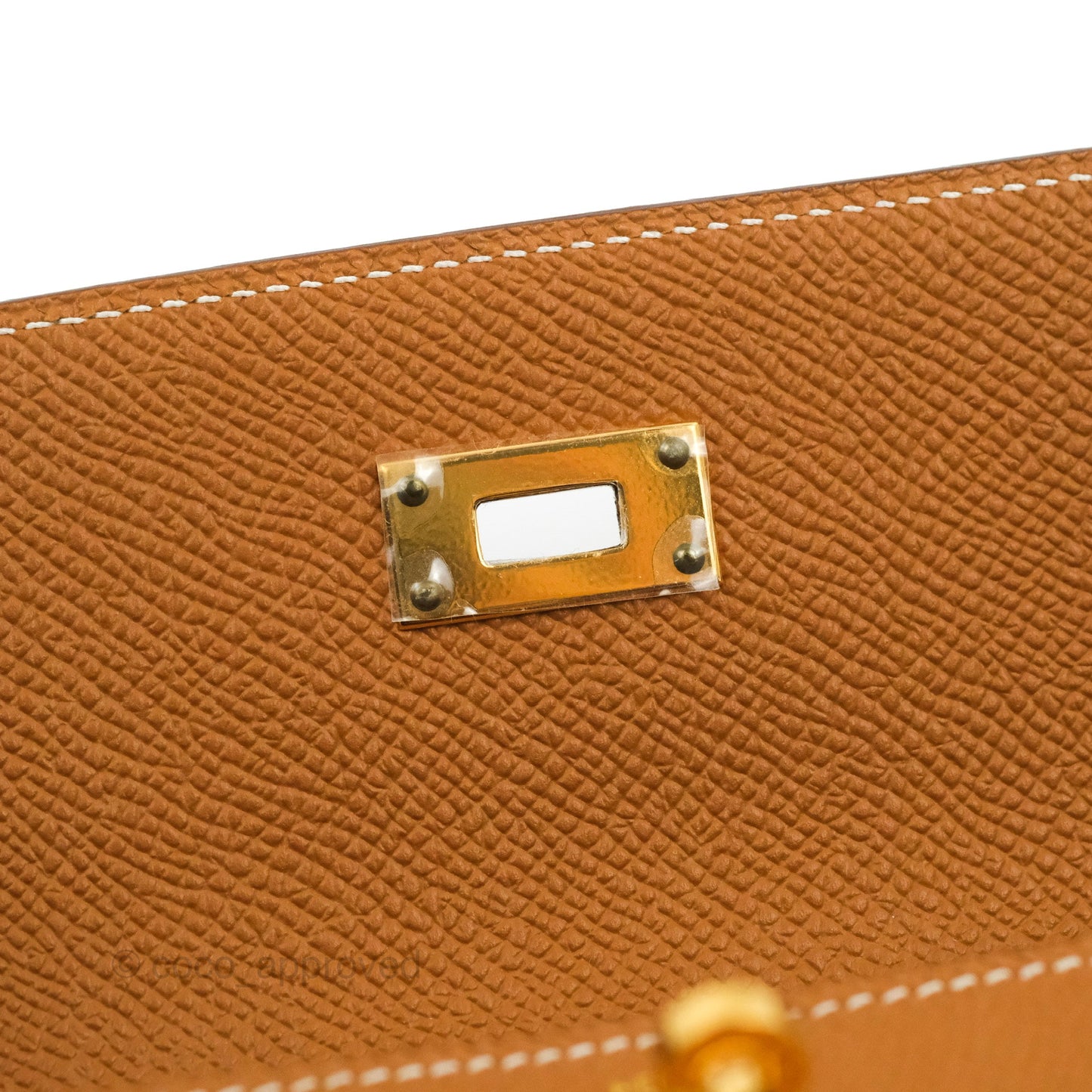 Hermès Epsom Kelly Wallet Gold Gold Hardware