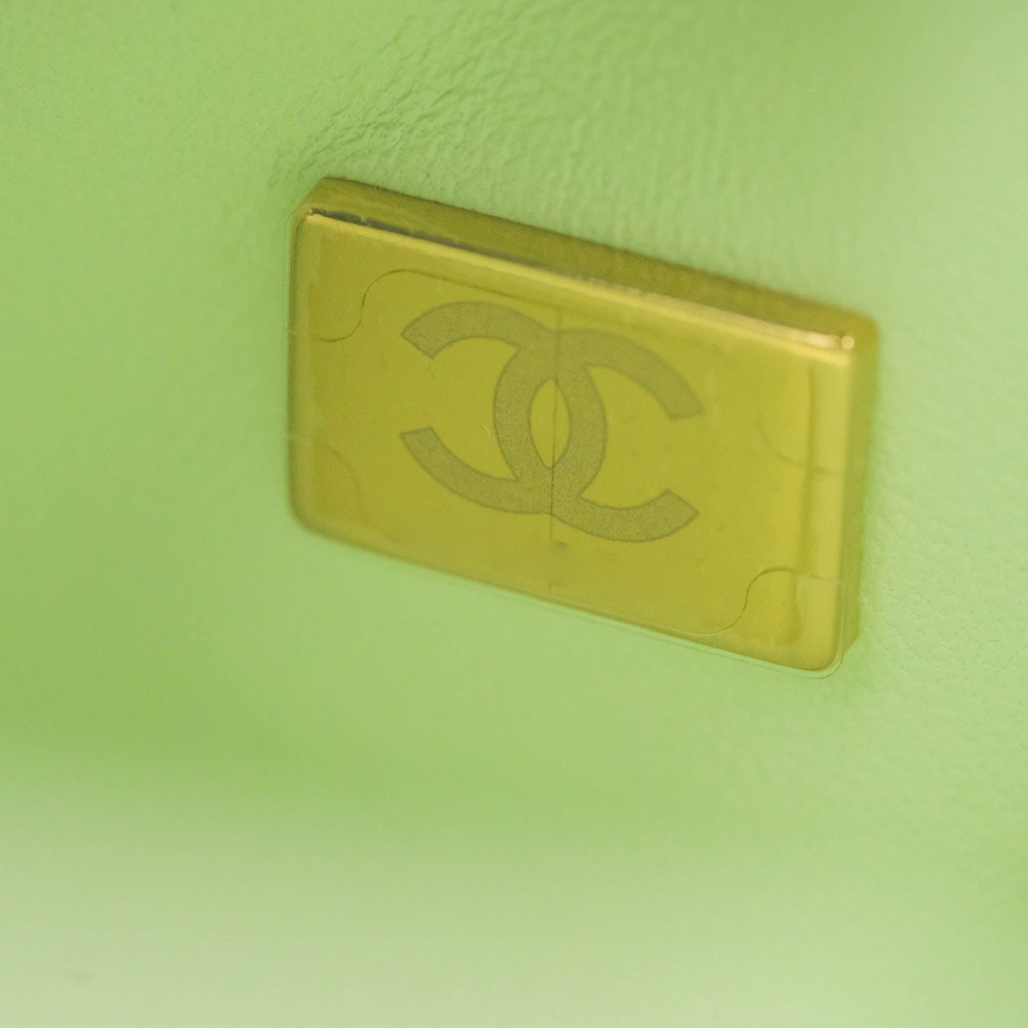 Chanel Small Classic Quilted Flap Mint Green Caviar Gold Hardware 22C