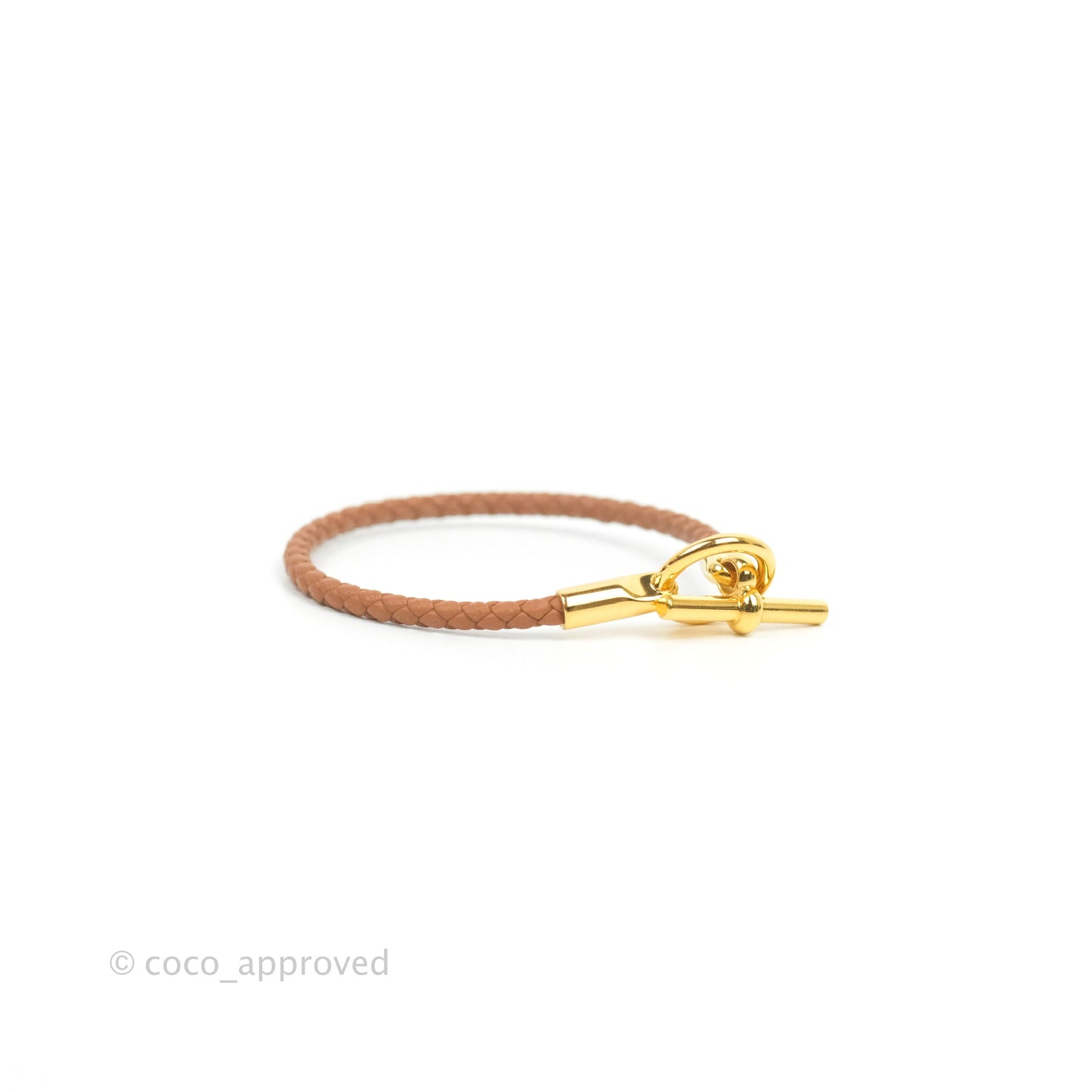 Hermes Glenan Bracelet Gold Swift