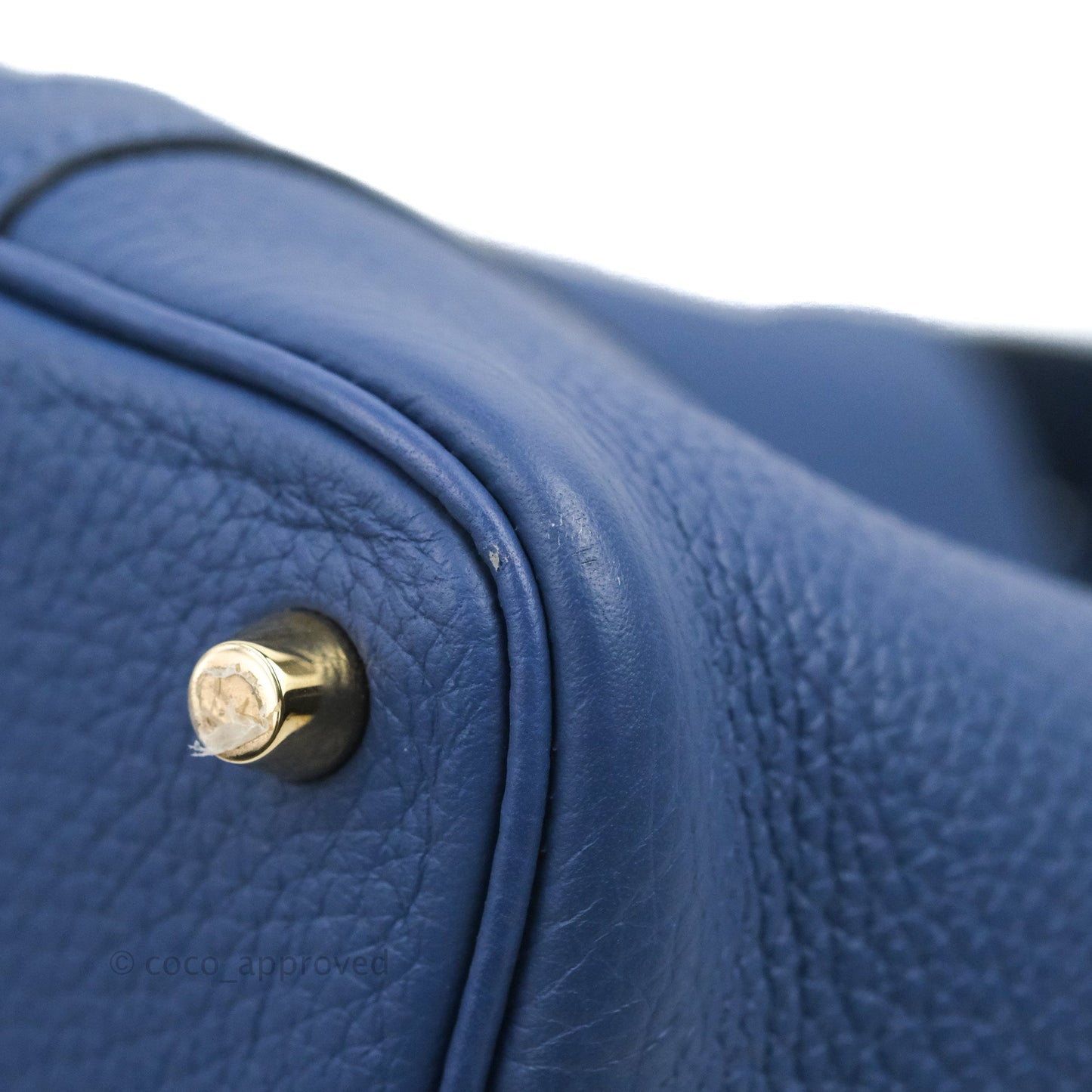 Hermès Picotin Lock 18 TM Bleu Brighton Gold Hardware