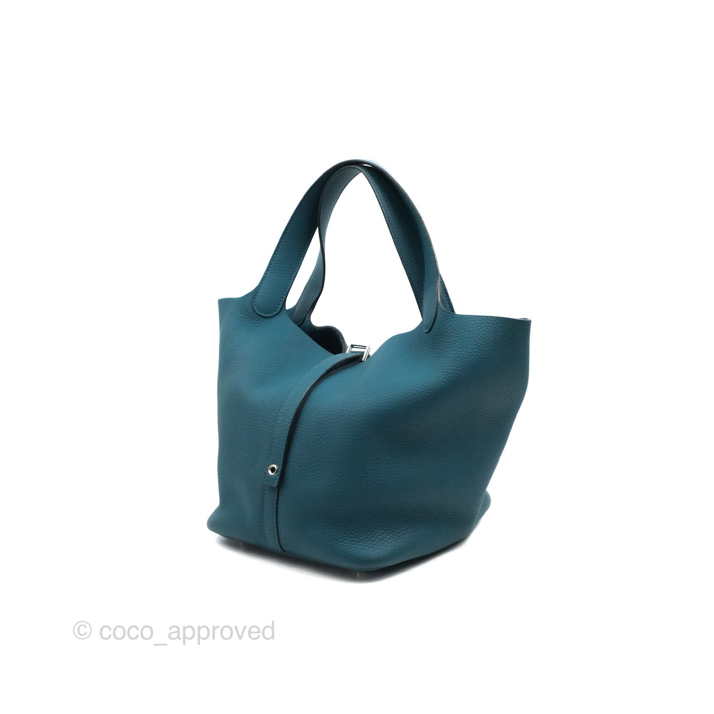 Hermès Picotin 22 Teal TM Palladium Hardware