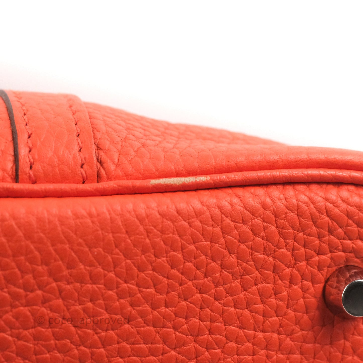 Hermès Picotin 22 Orange Clemence Palladium Hardware
