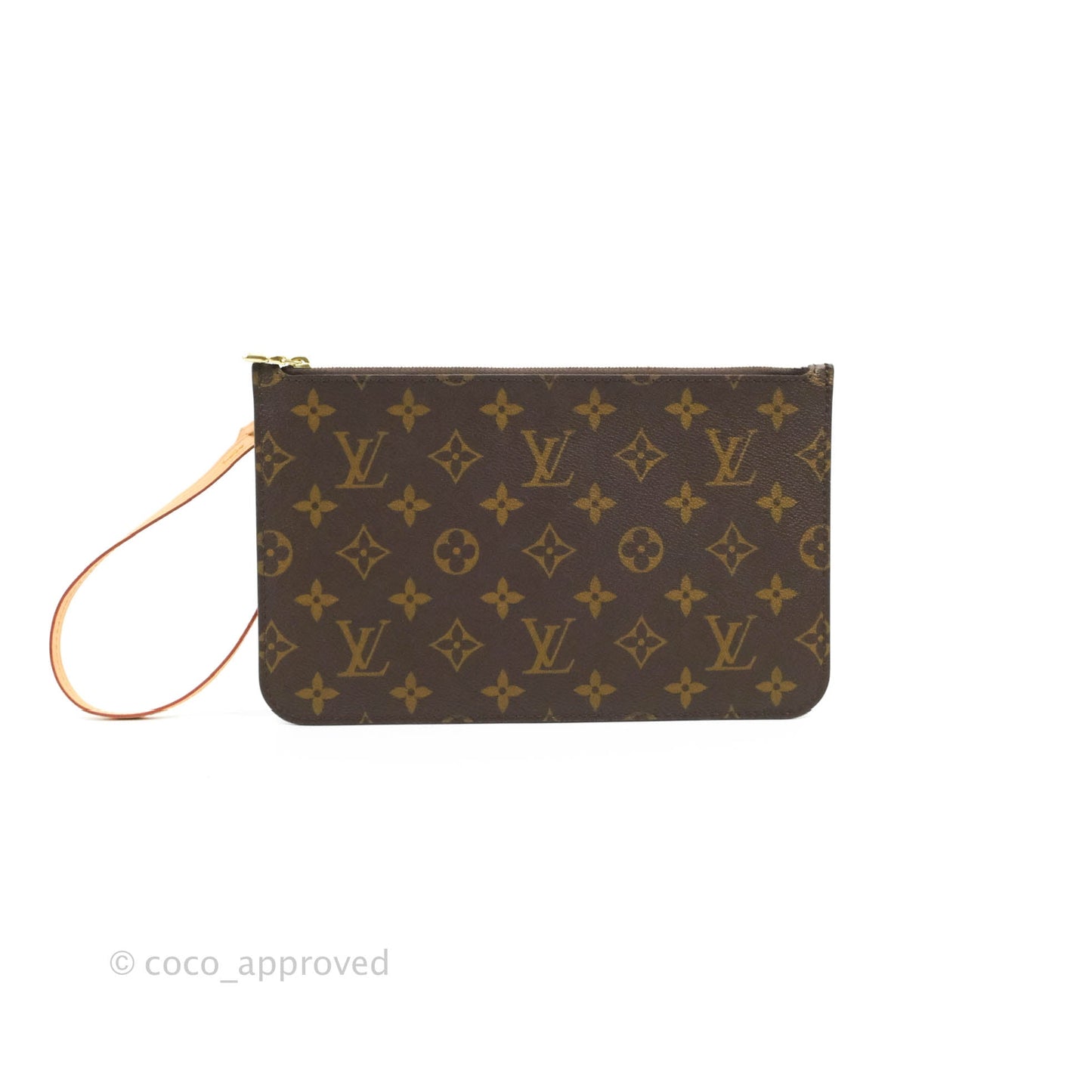 Louis Vuitton Neverfull Clutch Monogram Canvas