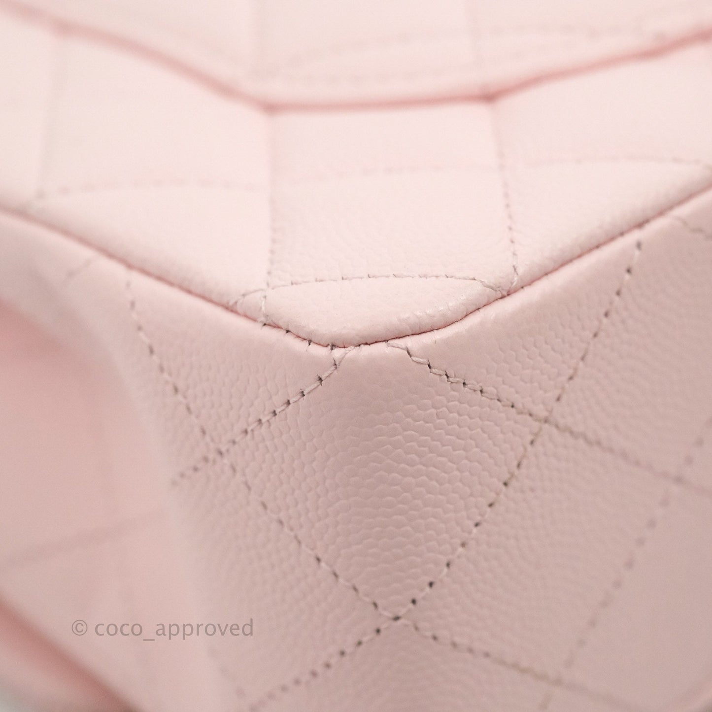 Chanel Classic Small S/M Flap Pink Caviar Gold Hardware 22S