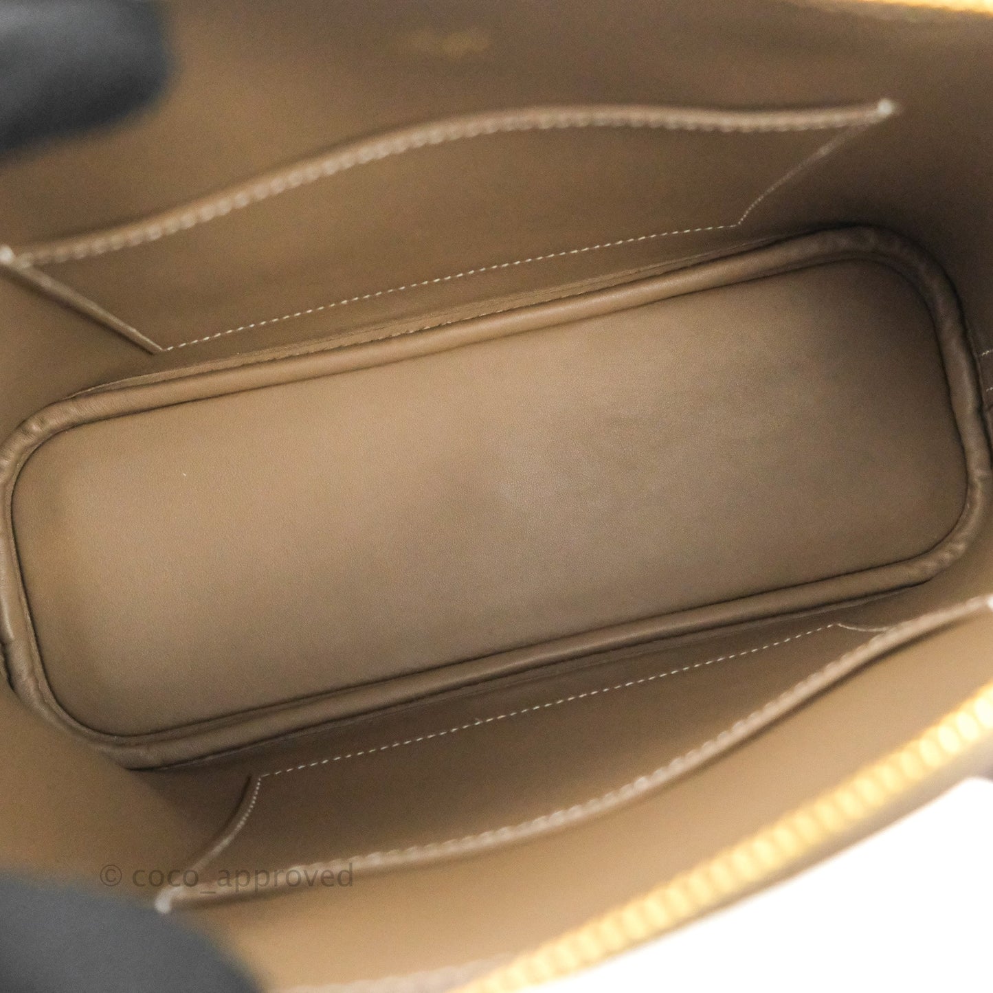 Hermès Bolide 1923 25 Etoupe Epsom Gold Hardware
