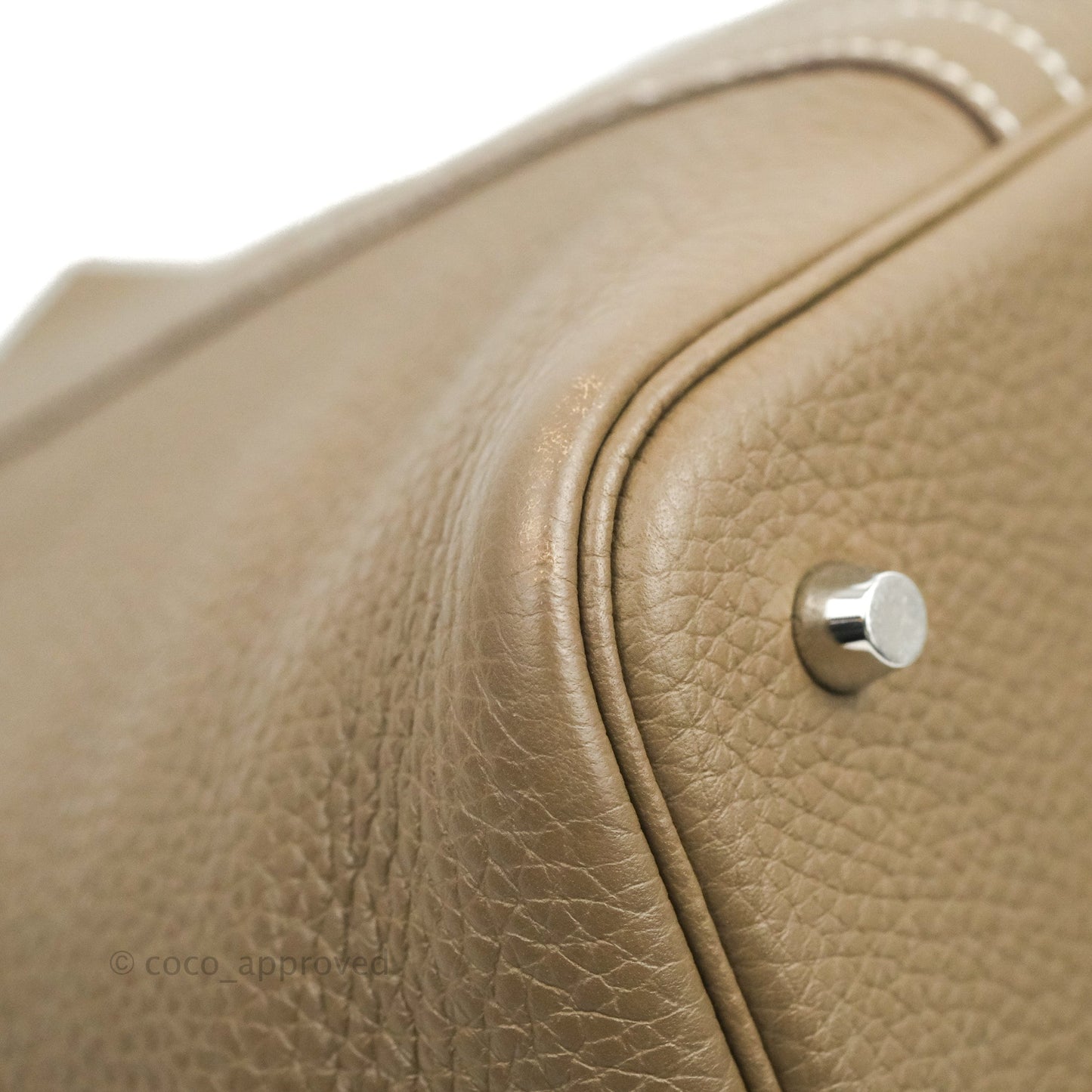 Hermès Picotin Lock 22 Clemence Etoupe Palladium Hardware
