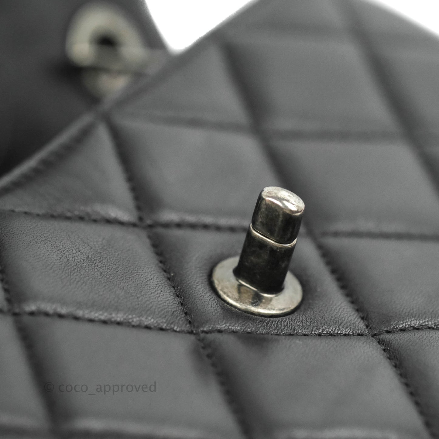 Chanel Small Trendy CC Black Lambskin Ruthenium Hardware
