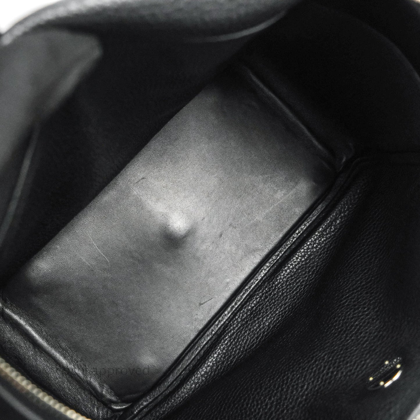 Hermès Lindy 30 Black Clemence Palladium Hardware