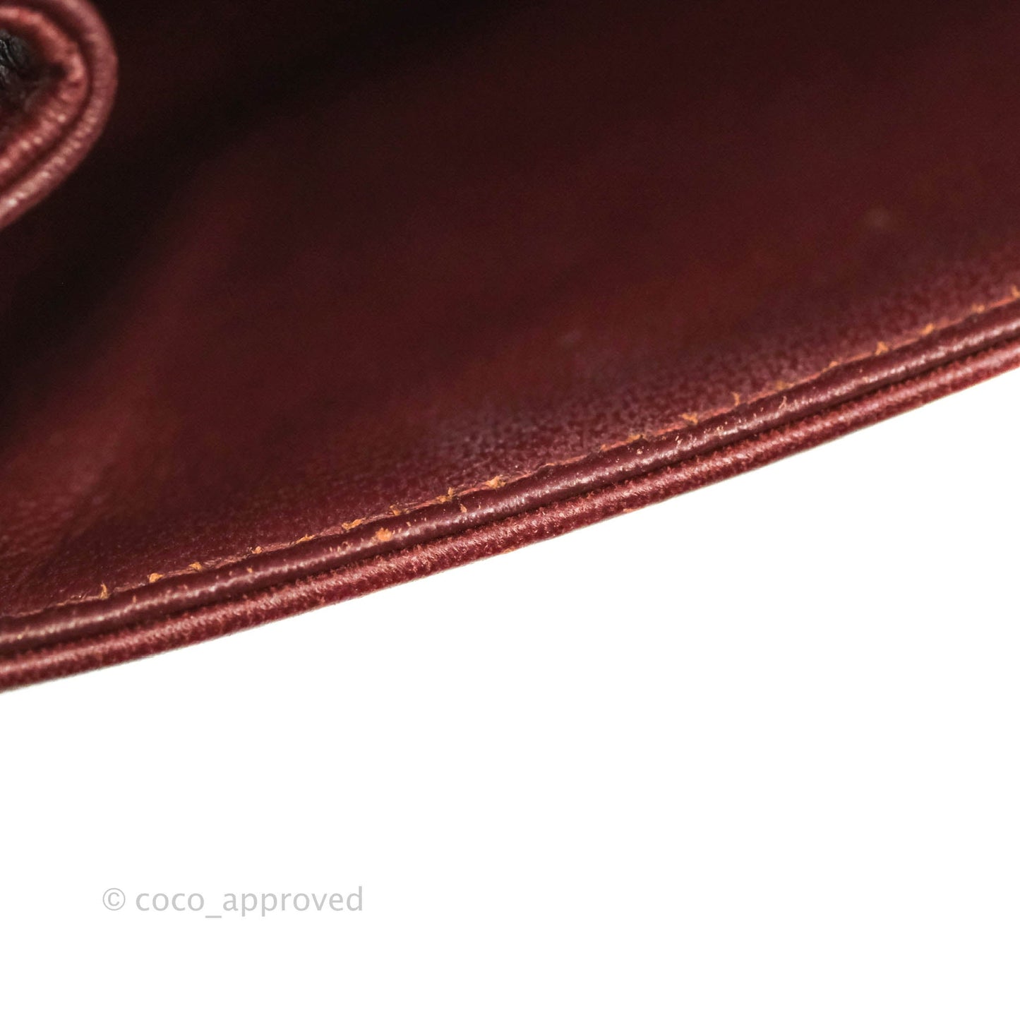 Chanel Jumbo Double Flap Burgundy Lambskin Gold Hardware