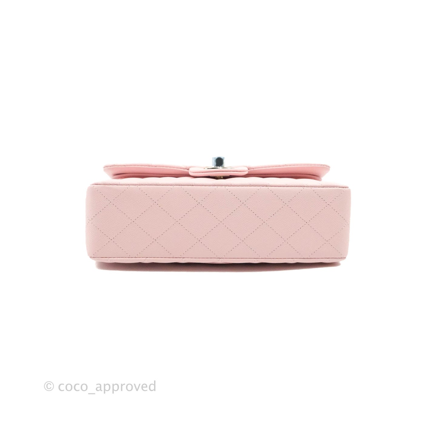 Chanel Classic Small S/M Flap Pink Caviar Gold Hardware 22S