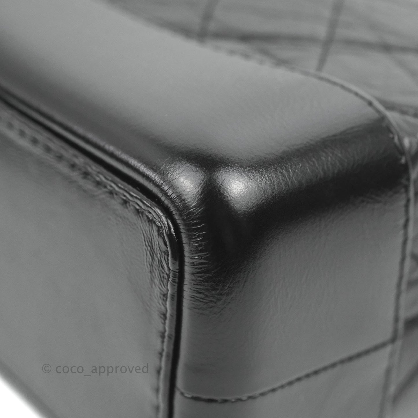 Chanel Small Gabrielle Backpack Black Aged Calfskin