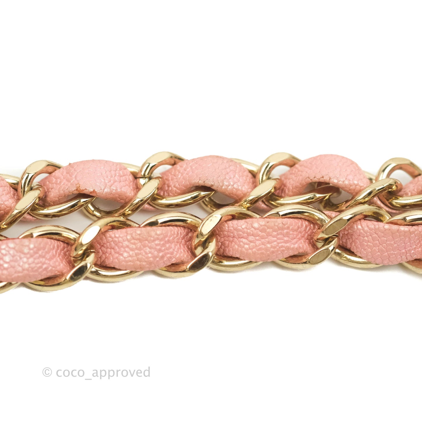 Chanel Small Classic Quilted Flap Iridescent Pink Caviar Gold Hardware 19S