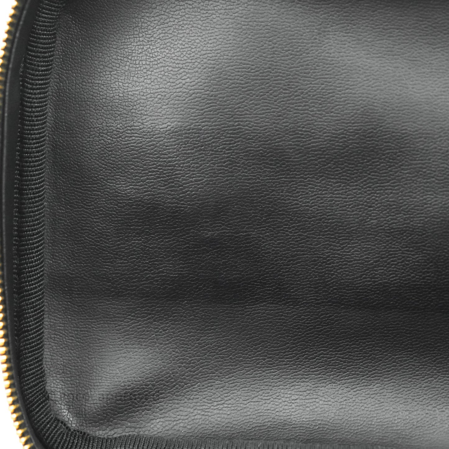 Chanel Vintage Vanity Case Black Caviar Gold Hardware