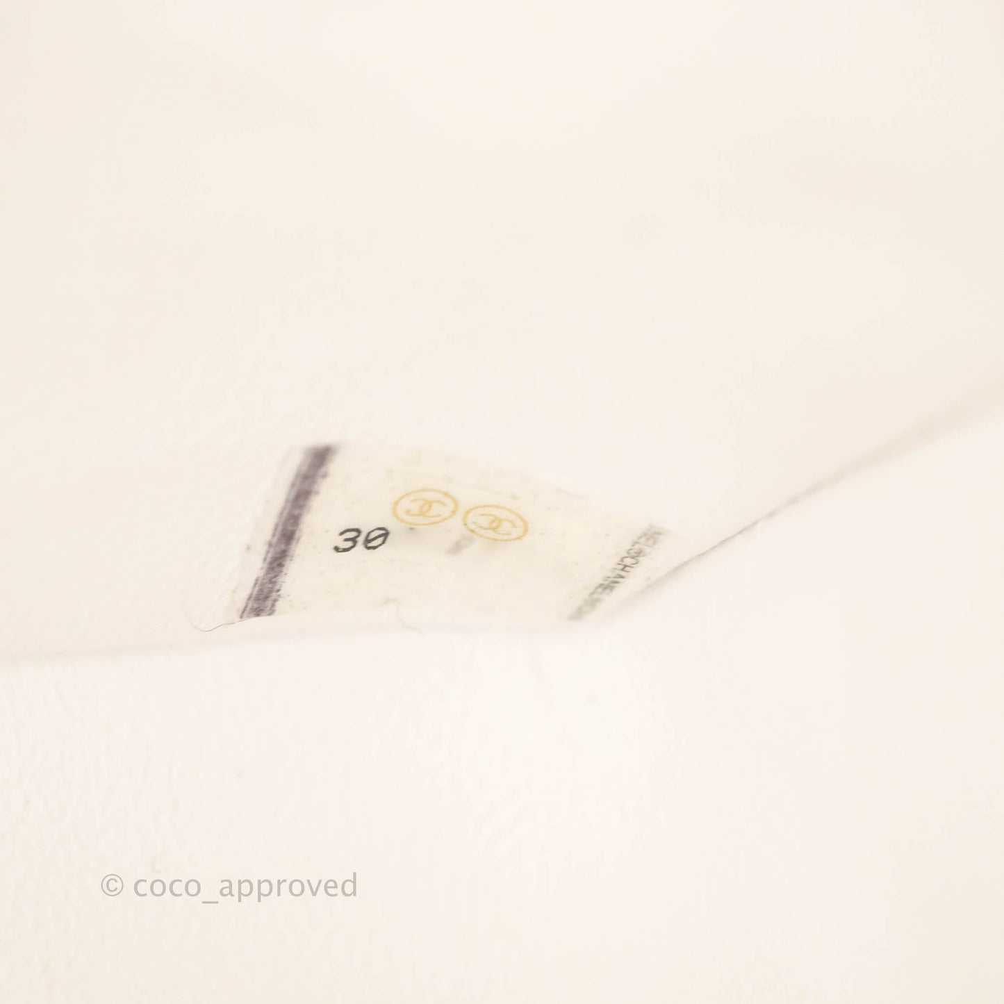 Chanel Classic Small S/M Flap White Caviar Gold Hardware 20S