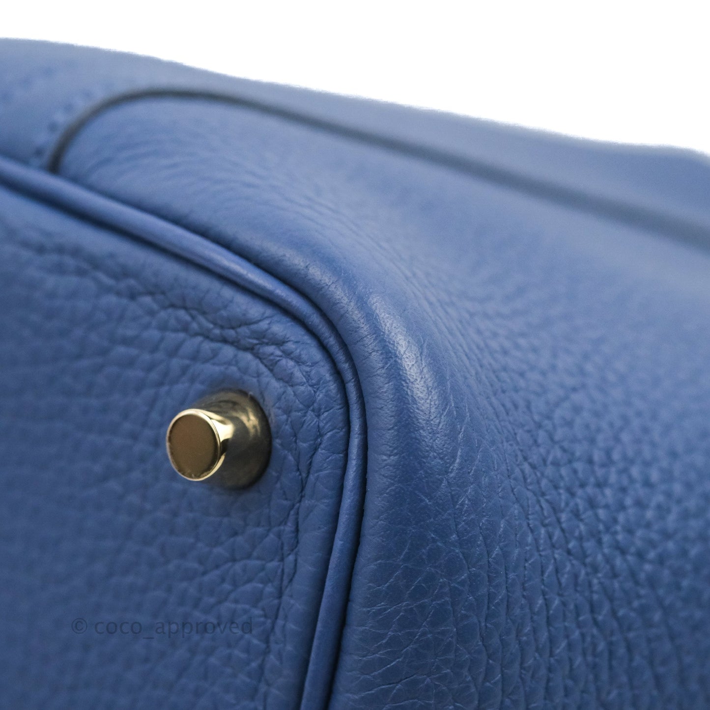 Hermès Picotin Lock 18 TM Bleu Brighton Gold Hardware