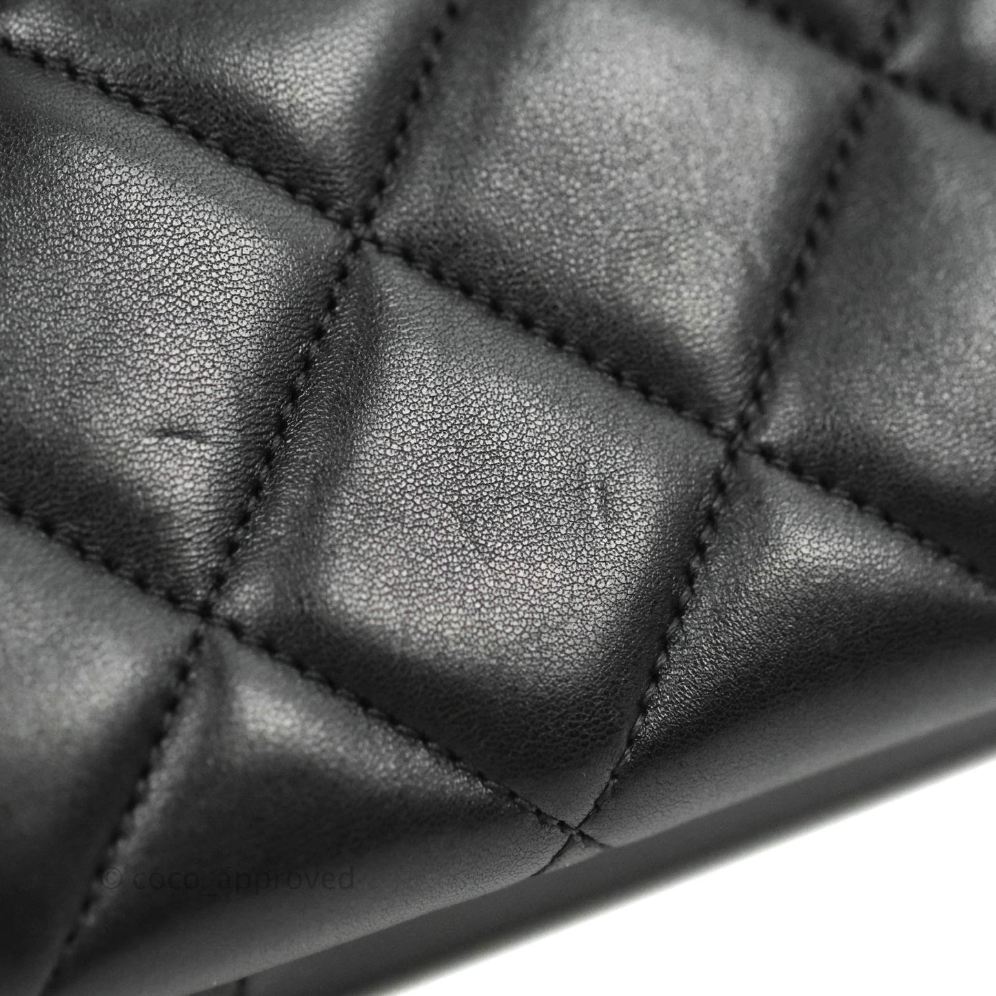 Chanel Small Trendy CC Black Lambskin Ruthenium Hardware