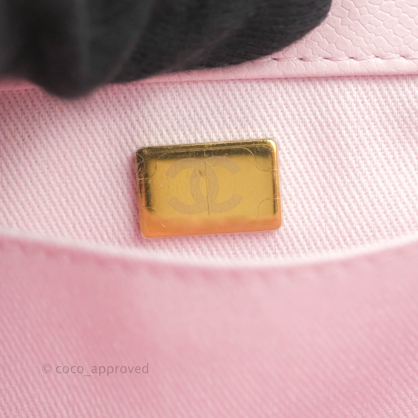 Chanel Quilted Small Business Affinity Flap Pink Caviar Gold Hardware