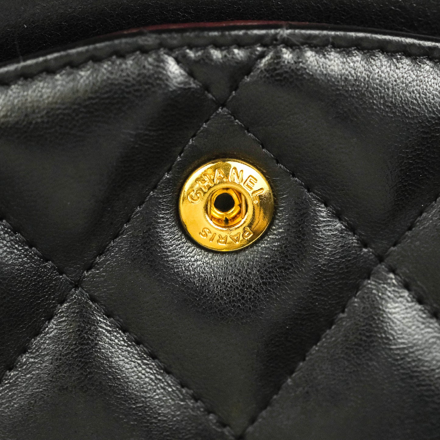 Chanel Jumbo Double Flap Black Lambskin Gold Hardware