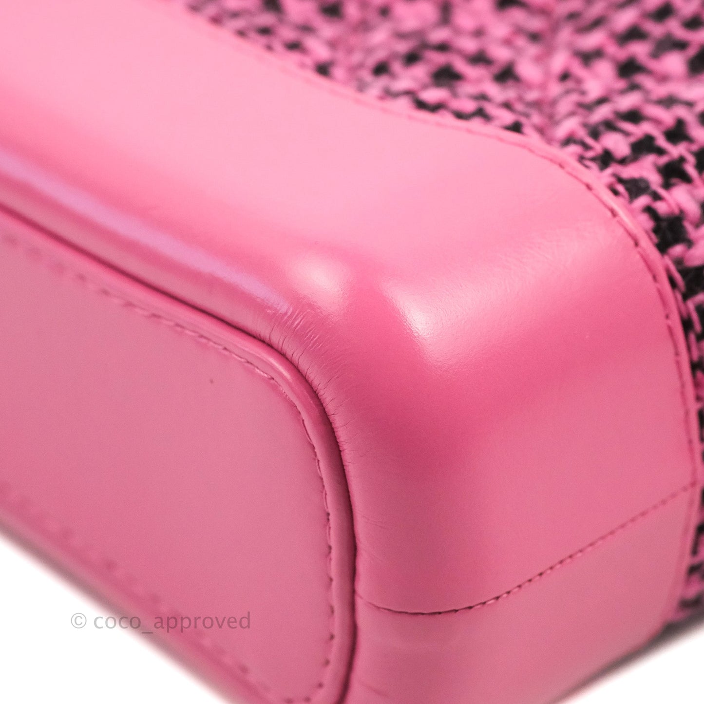 Chanel Small Gabrielle Hobo Pink/Black Tweed Mixed Hardware