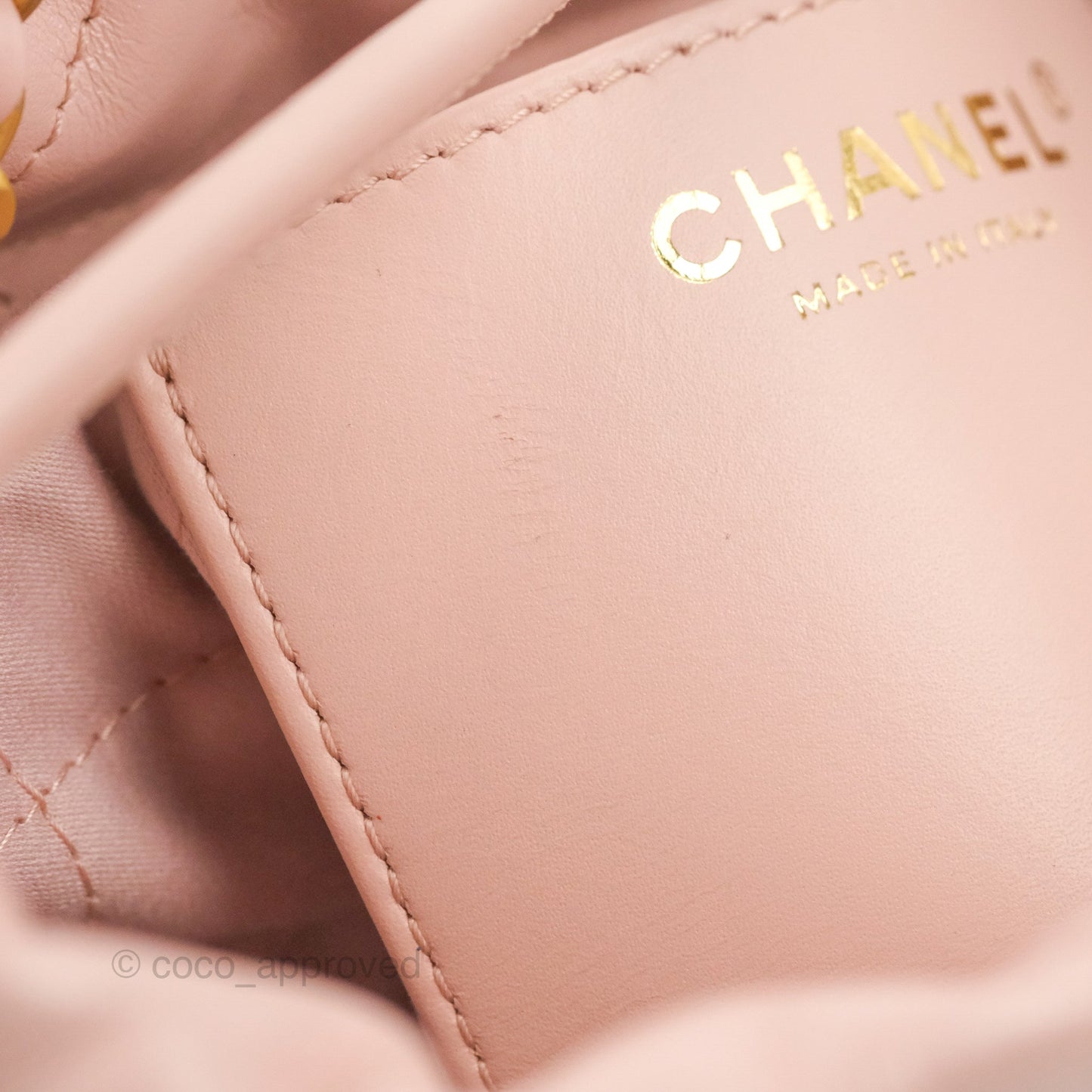 Chanel 22 Mini Bag Pink Shiny Crumpled Calfskin