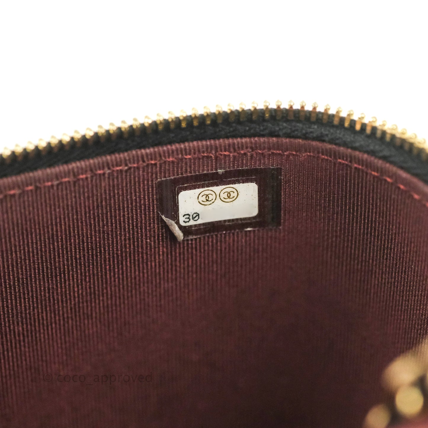 Chanel Classic Vanity with Chain Black Lambskin Gold Hardware