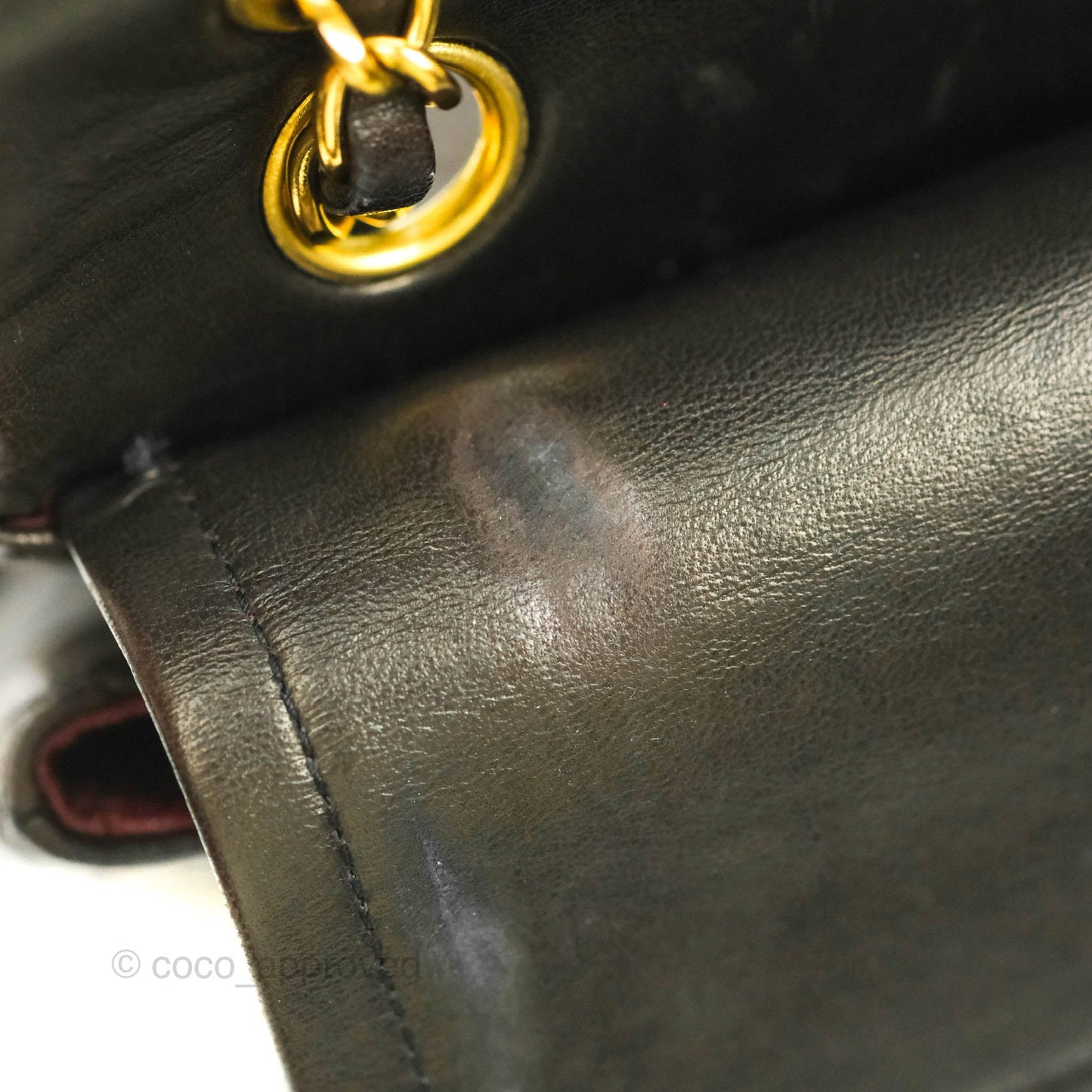 Chanel Classic Vintage Small Flap Black Lambskin 24K Gold Hardware