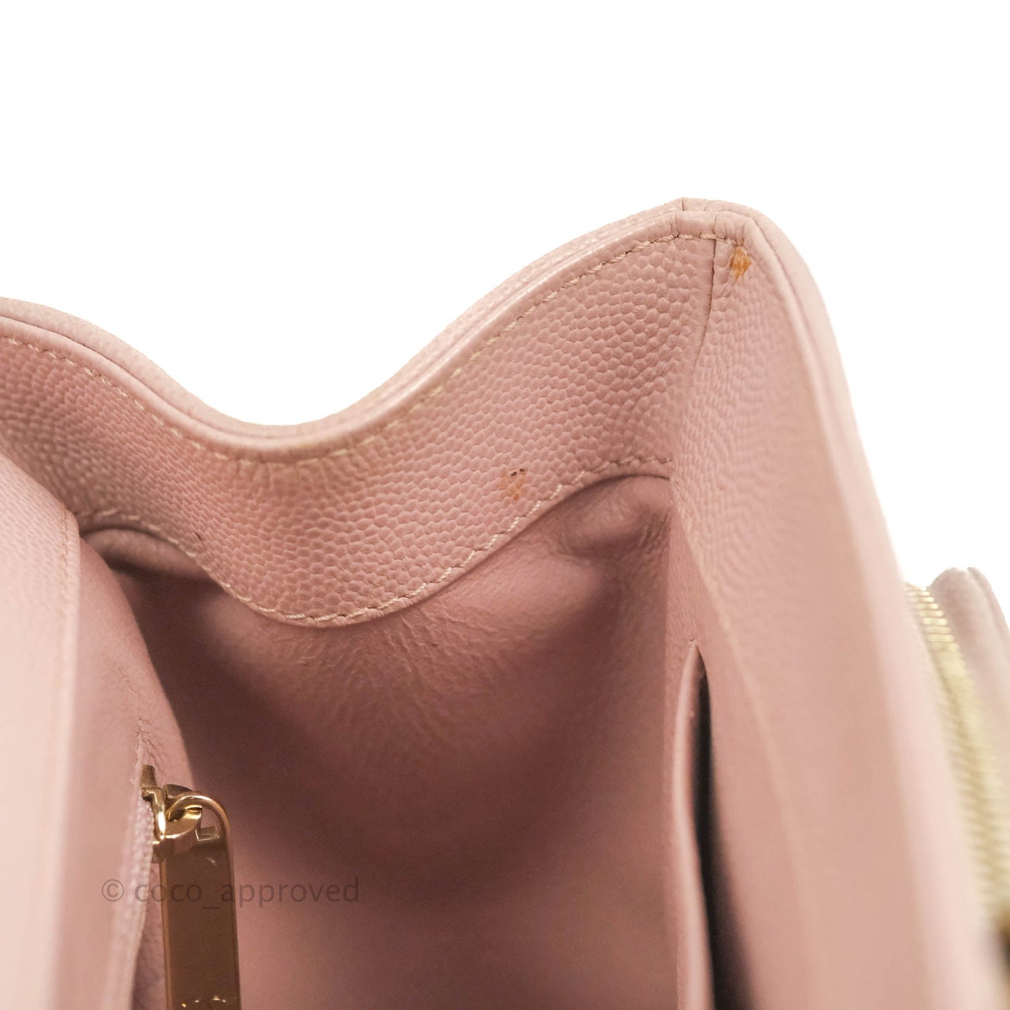 Chanel Quilted Medium Business Affinity Flap Pink Caviar Gold Hardware