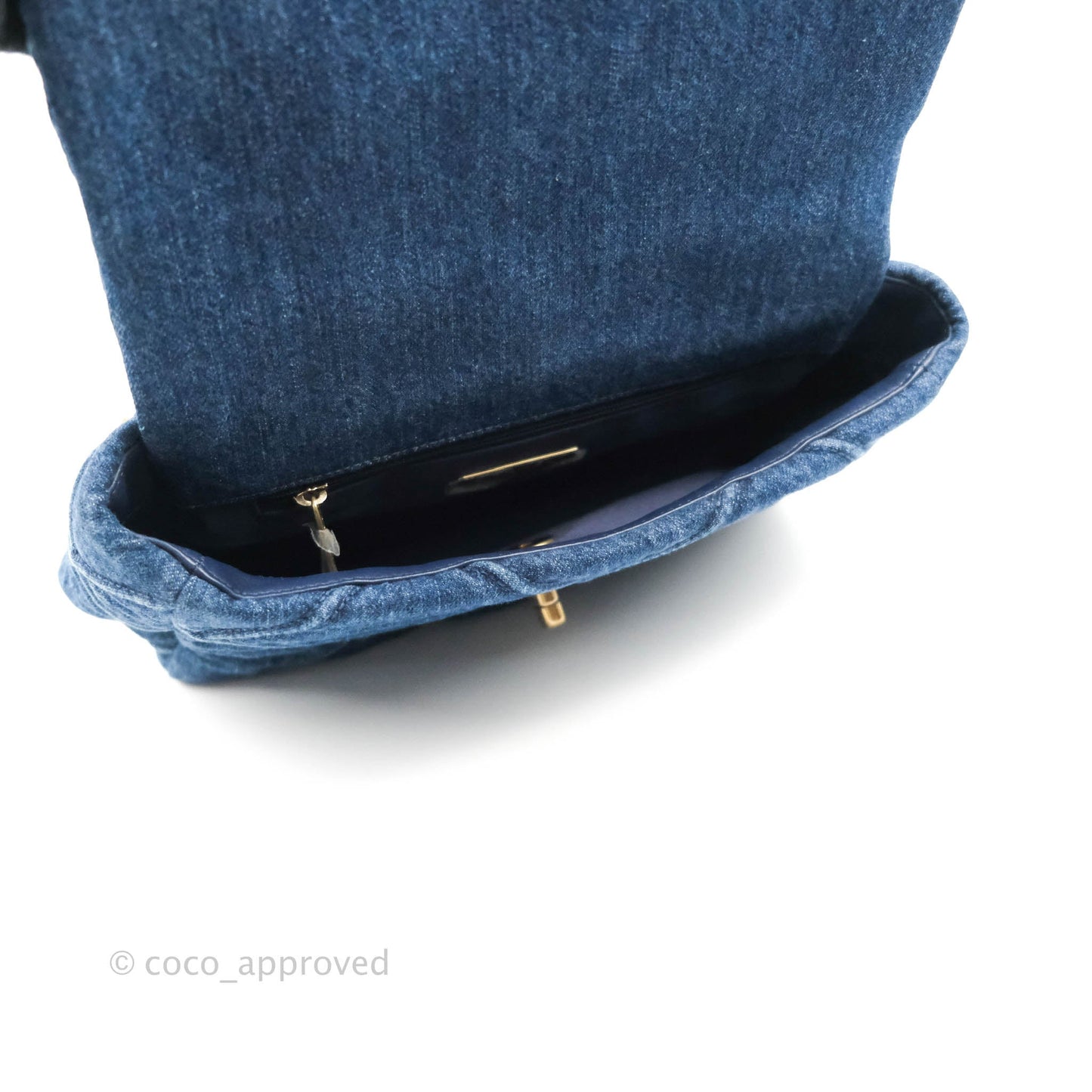 Chanel 19 Small Denim Mixed Hardware