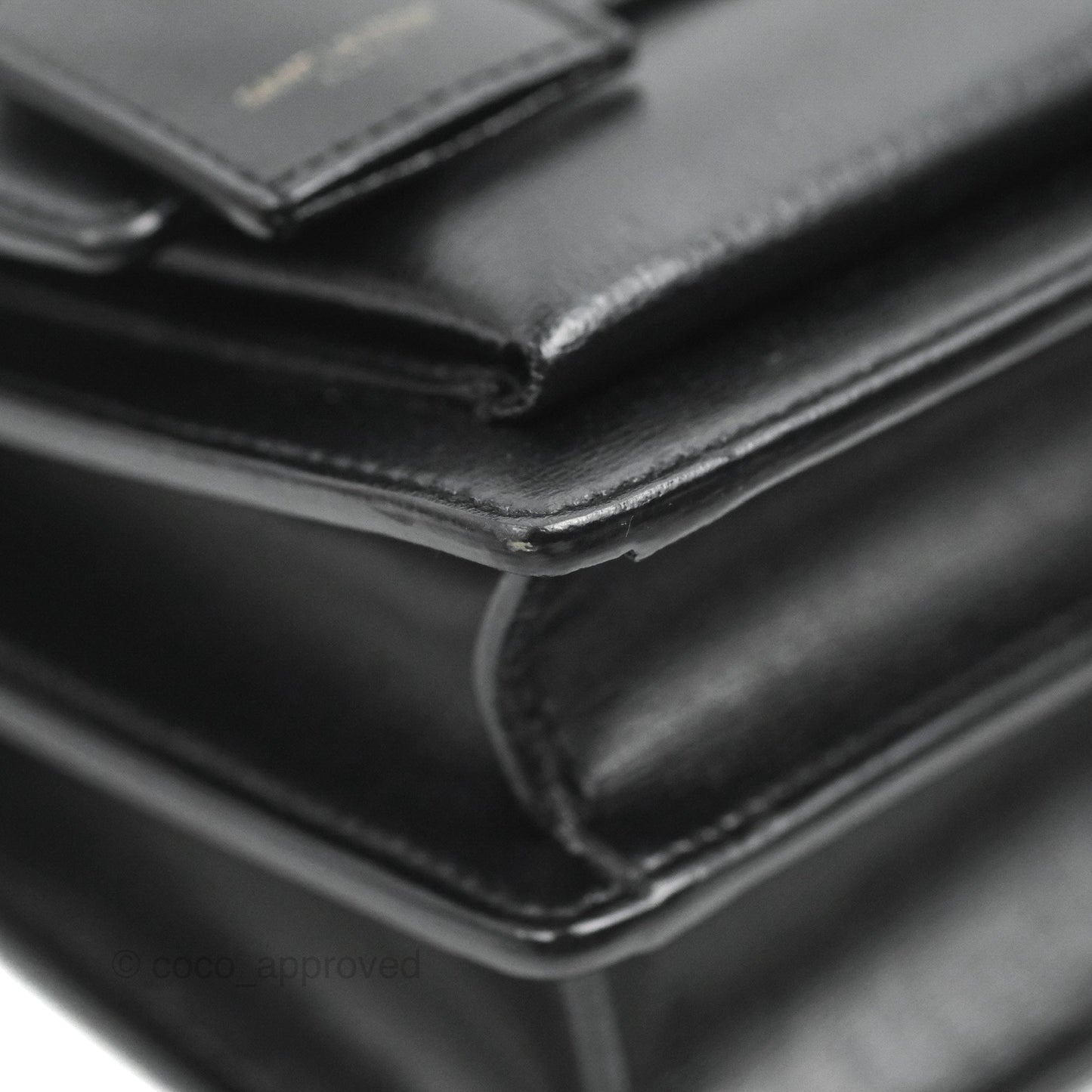 Saint Laurent Sunset Medium So Black Calfskin